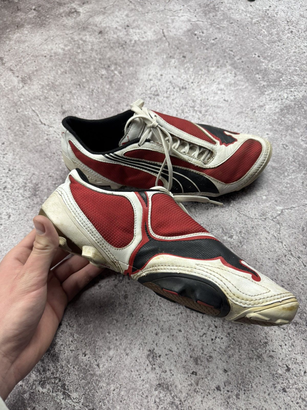 Maison MIHARA YASUHIRO × Puma Vintage 2000 Archive Puma V1.08 Soccer Football Bloke Cleats Size US 9 / EU 42 - 10 Thumbnail