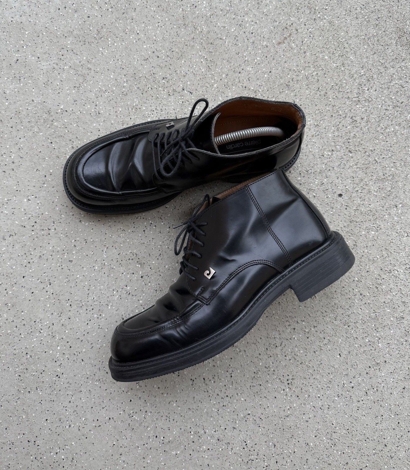 Pierre Cardin Pierre Cardin 2000s y2k Avant Garde Chunky Boots Vintage Size US 9 / EU 42 - 1 Thumbnail