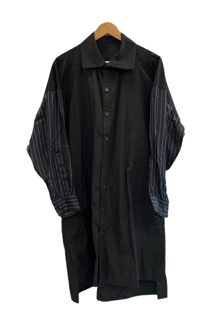 Yohji Yamamoto YOHJIYAMAMOTO POUR HOMME 19SS dyed Stripe Sleeve Shirts Size US S / EU 44-46 / 1 - 1 Thumbnail