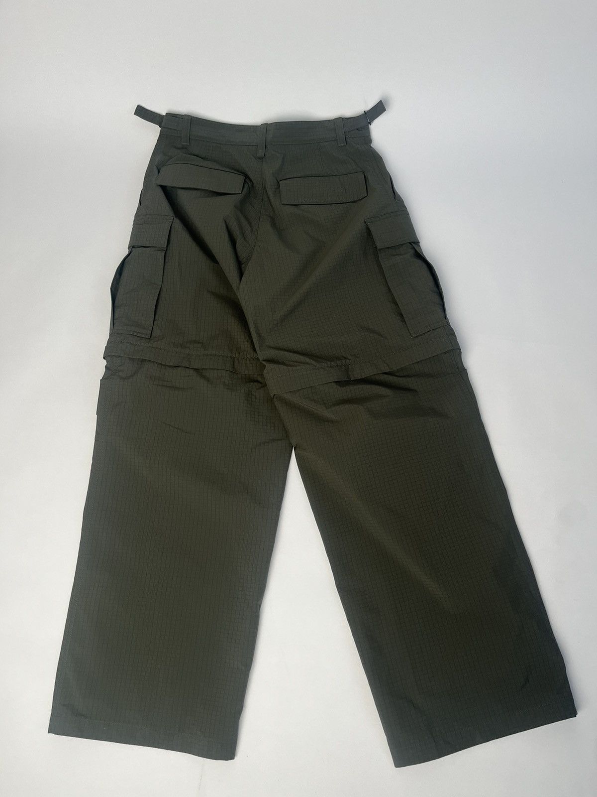 Balenciaga - Green Unity Sports Icon Light Cargo Trousers Size US 30 / EU 46 - 9 Thumbnail