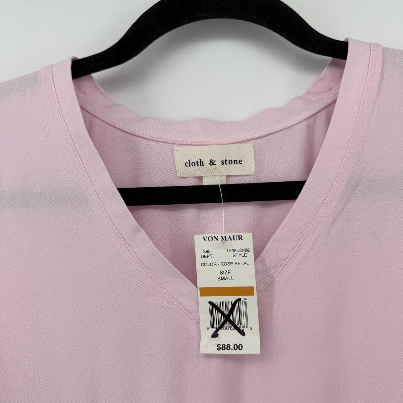 Anthropologie NWT Anthropologie Cloth & Stone Women’s T Shirt Dress Pink Size S / US 4 / IT 40 - 2 Thumbnail