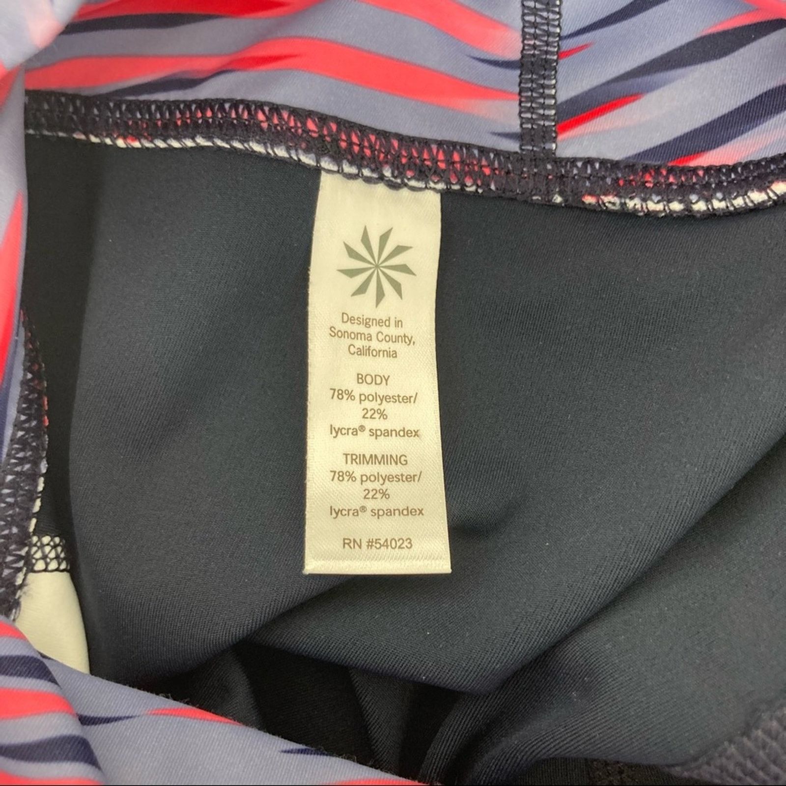 Other Athleta Electra Sonar Multicolor Leggings Sz S Size 27" / US 4 / IT 40 - 5 Thumbnail