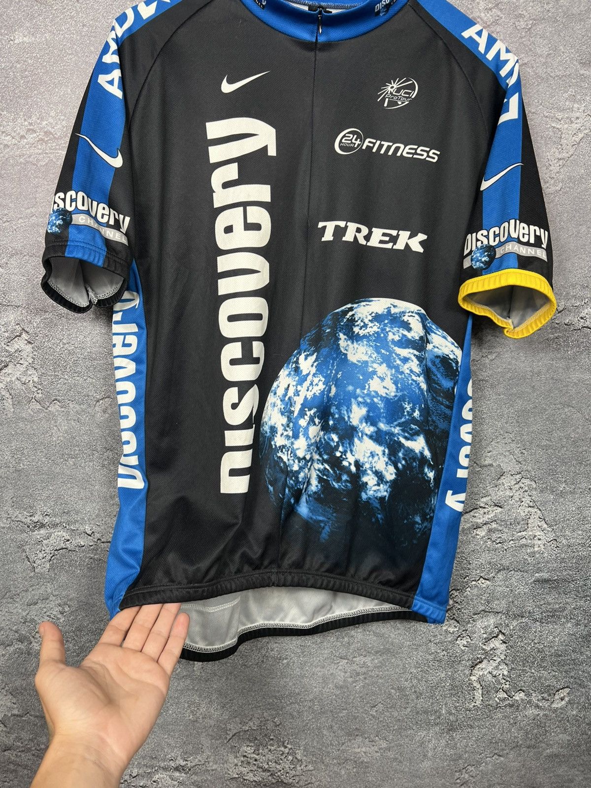 Nike Vintage Nike Discovery AMD Trek Cycling Jersey T-shirt Size US XXL / EU 58 / 5 - 4 Thumbnail