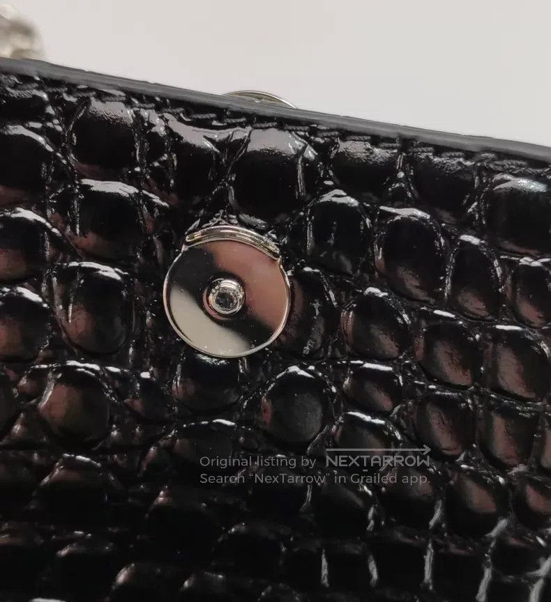 Vivienne Westwood Vivienne Westwood size OS Hazel black crocodile pattern sho Size ONE SIZE - 8 Thumbnail