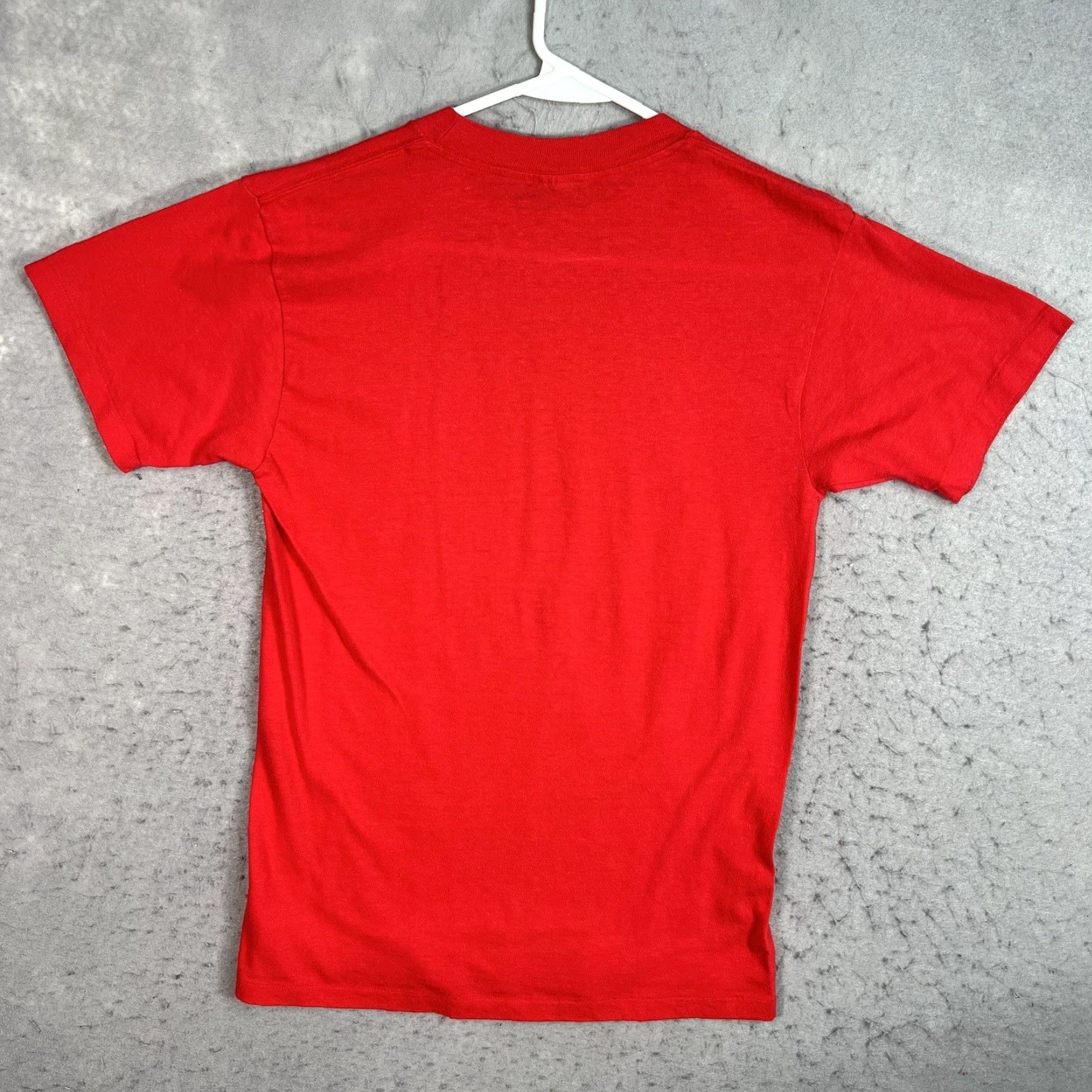 Vintage VINTAGE 80s Ched Left Handed People In Their Right Minds Shirt Adult Large Red Mens Size US L / EU 52-54 / 3 - 7 Thumbnail