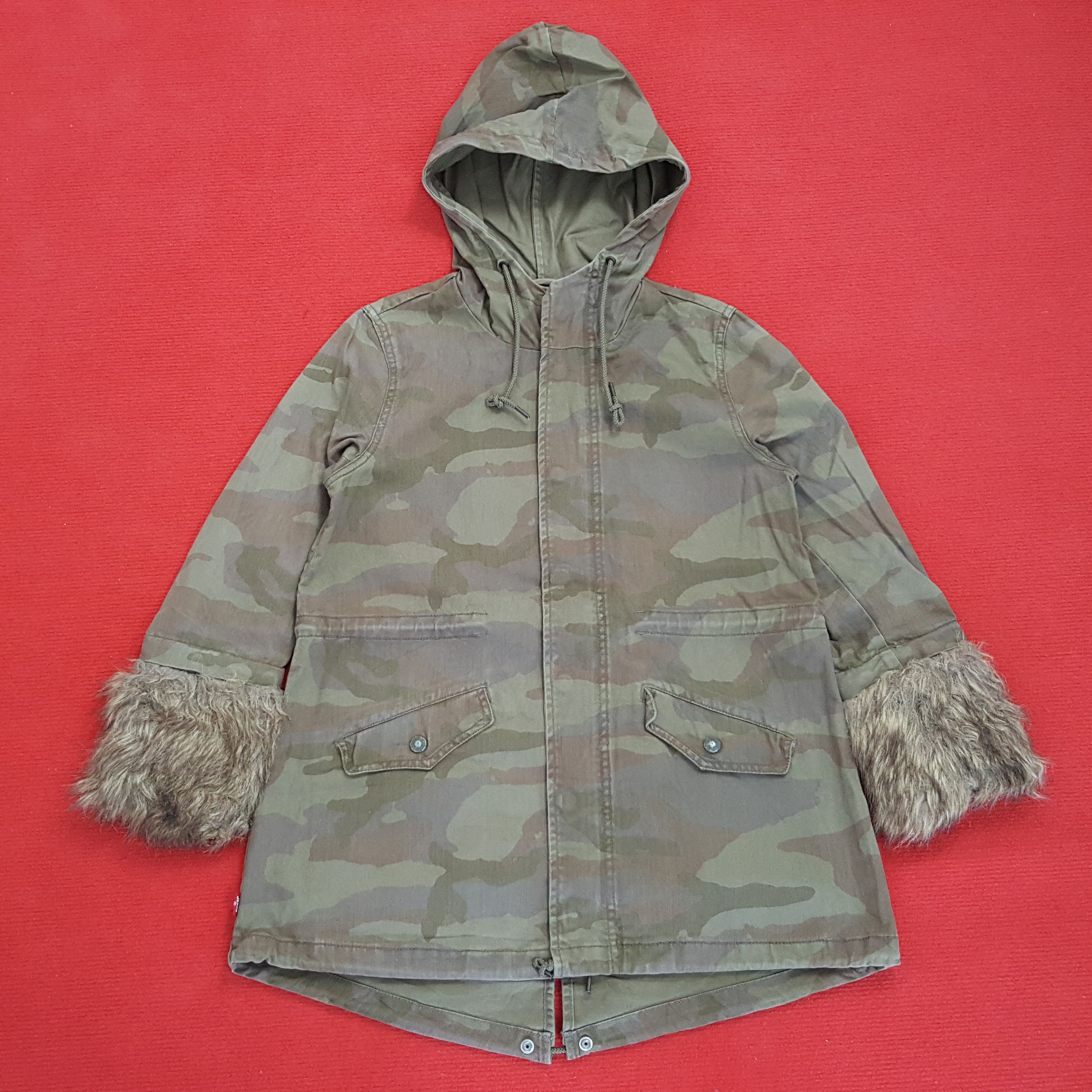 Levi's × Vintage Levis Parkas Jacket Camo Design Style Size US XS / EU 42 / 0 - 1 Thumbnail