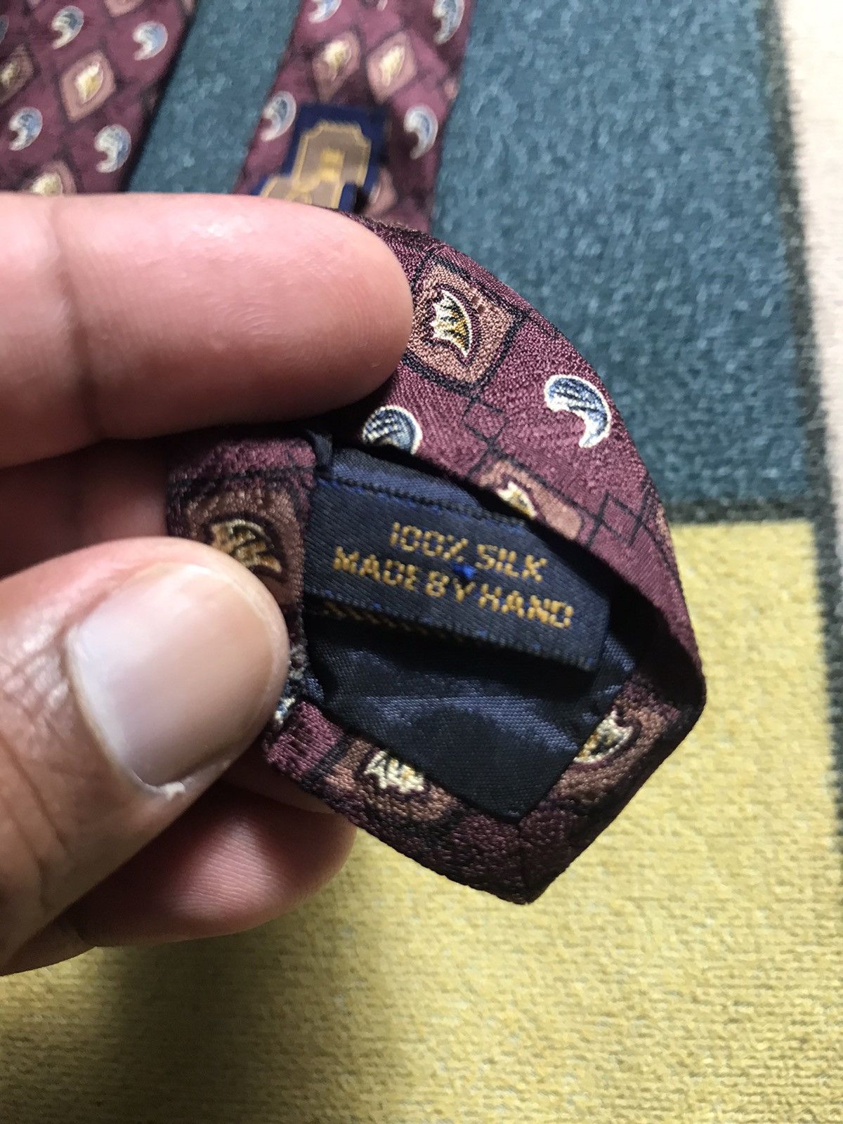 Coach vintage coach tie maroon ties silk made in USA Size ONE SIZE - 4 Thumbnail