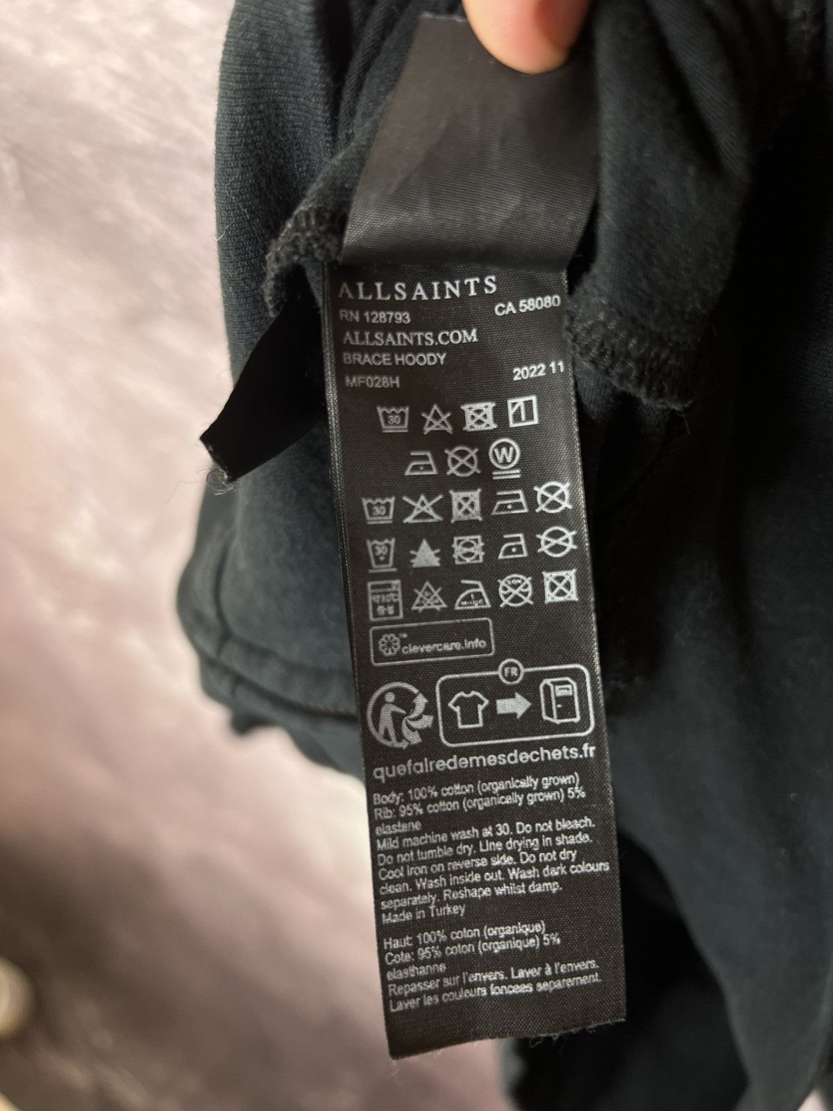 Allsaints AllSaints Brace Zip Hoodie Size US M / EU 48-50 / 2 - 7 Thumbnail