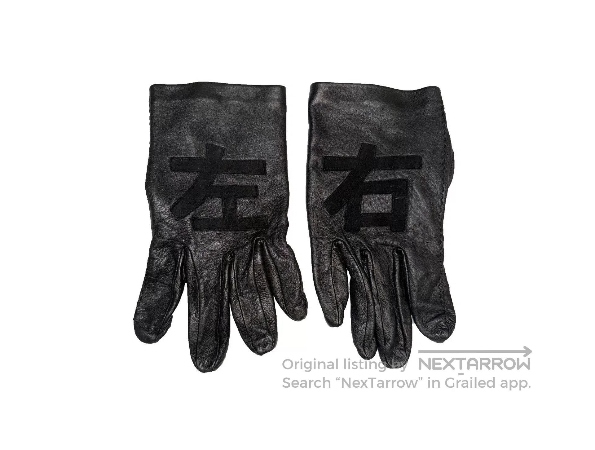 Yohji Yamamoto Yohji Yamamoto Pour Homme Leather Gloves. Size ONE SIZE - 2 Thumbnail