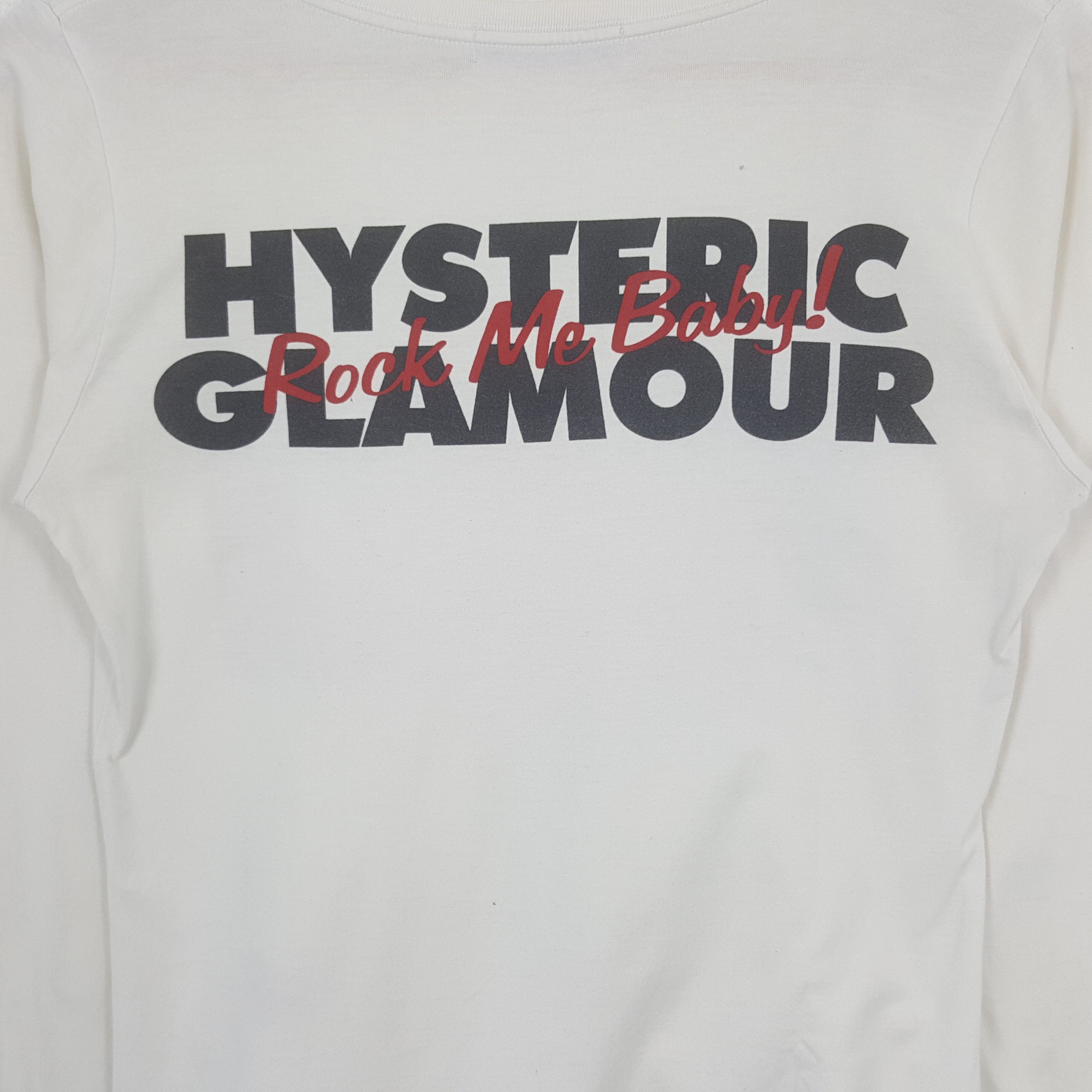 Hysteric Glamour Vintage Hysteric Glamour Rock Me Baby Japan Tshirt RR16 Size US S / EU 44-46 / 1 - 4 Thumbnail