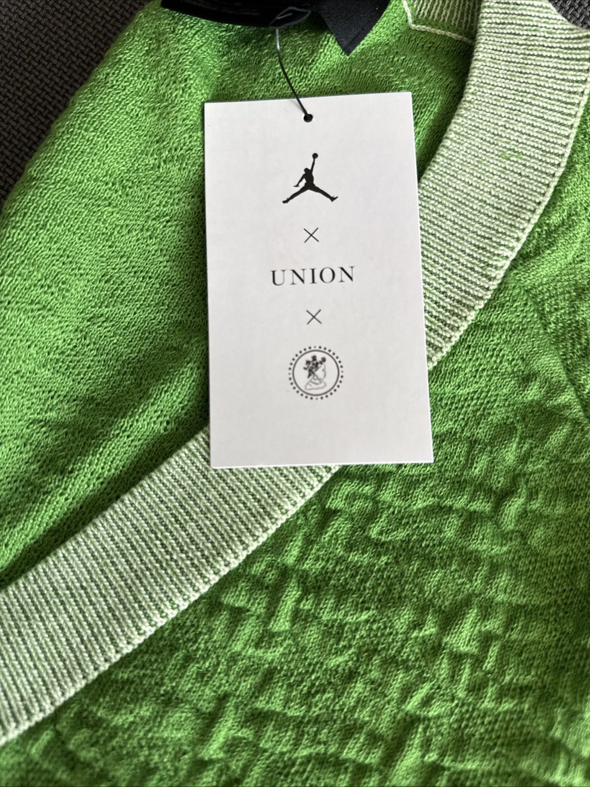 Nike × Union LA Jordan x Union Bephies Beauty Supply Cardigan Green - Size M Size M / US 6-8 / IT 42-44 - 9 Thumbnail