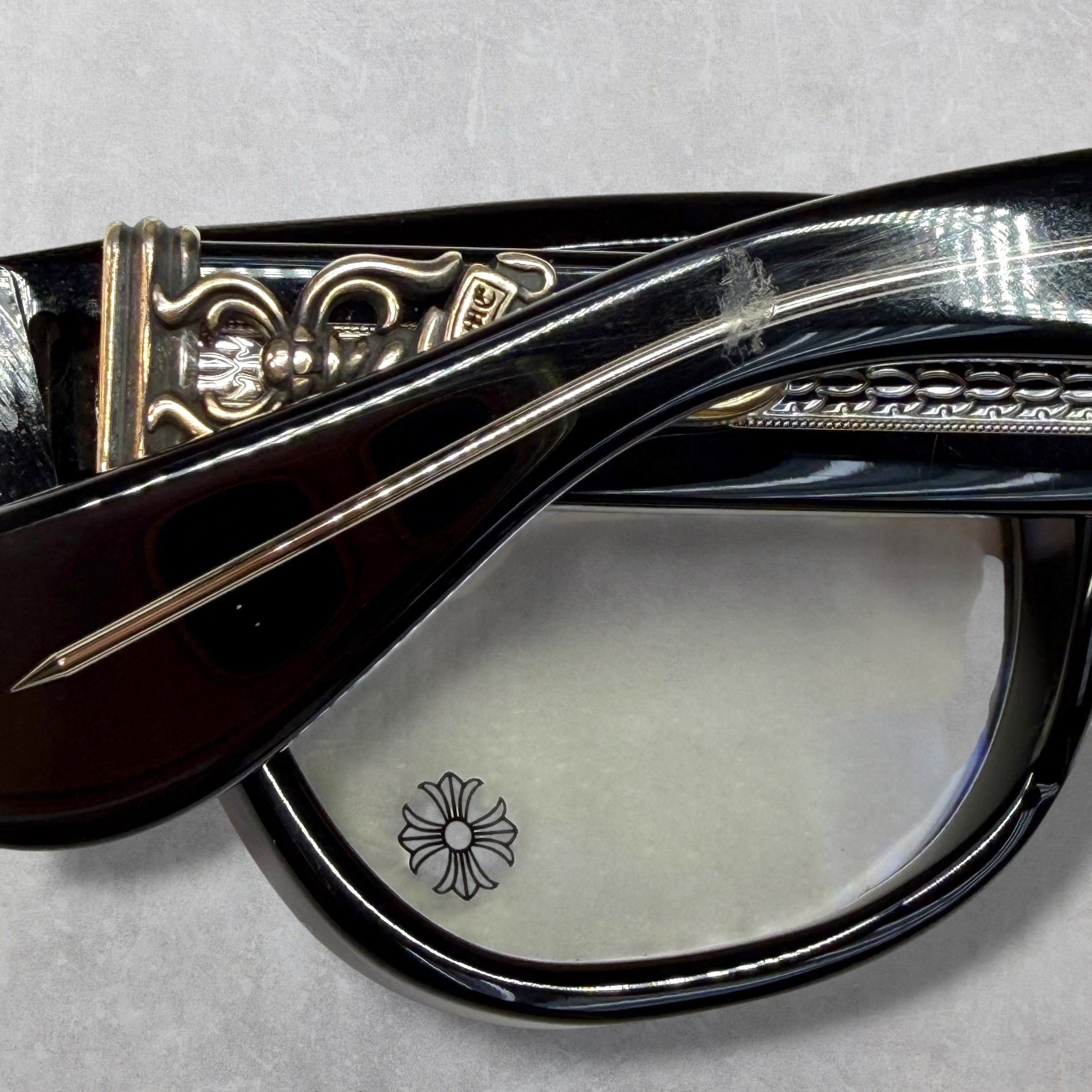 Chrome Hearts Chrome Hearts Cuntvoluted Black Glasses Size ONE SIZE - 4 Thumbnail