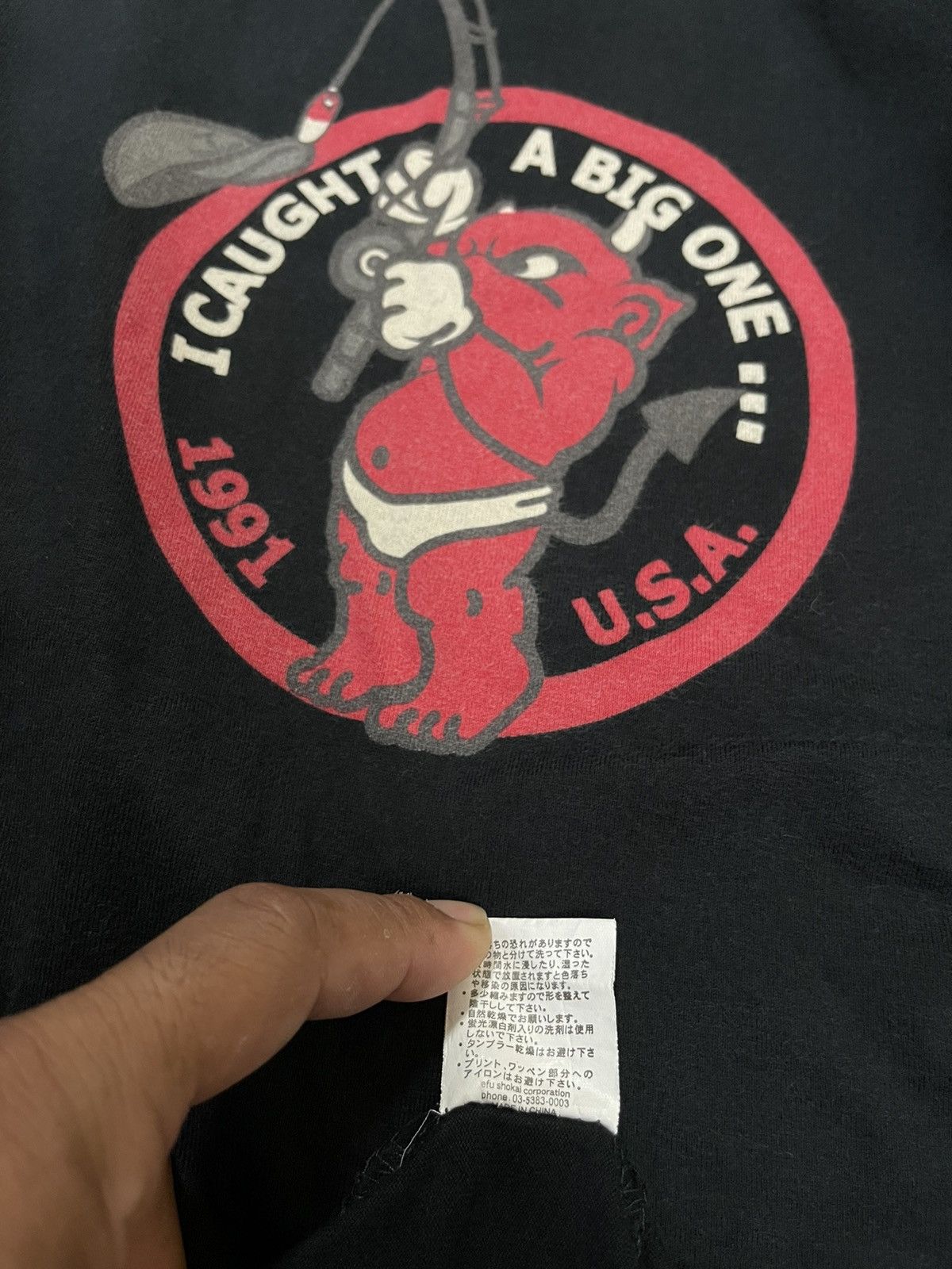 Japanese Brand × Vintage Ted Company Lucky Red Devil Sukajan Big Logo Vintage Tee Size US L / EU 52-54 / 3 - 15 Thumbnail