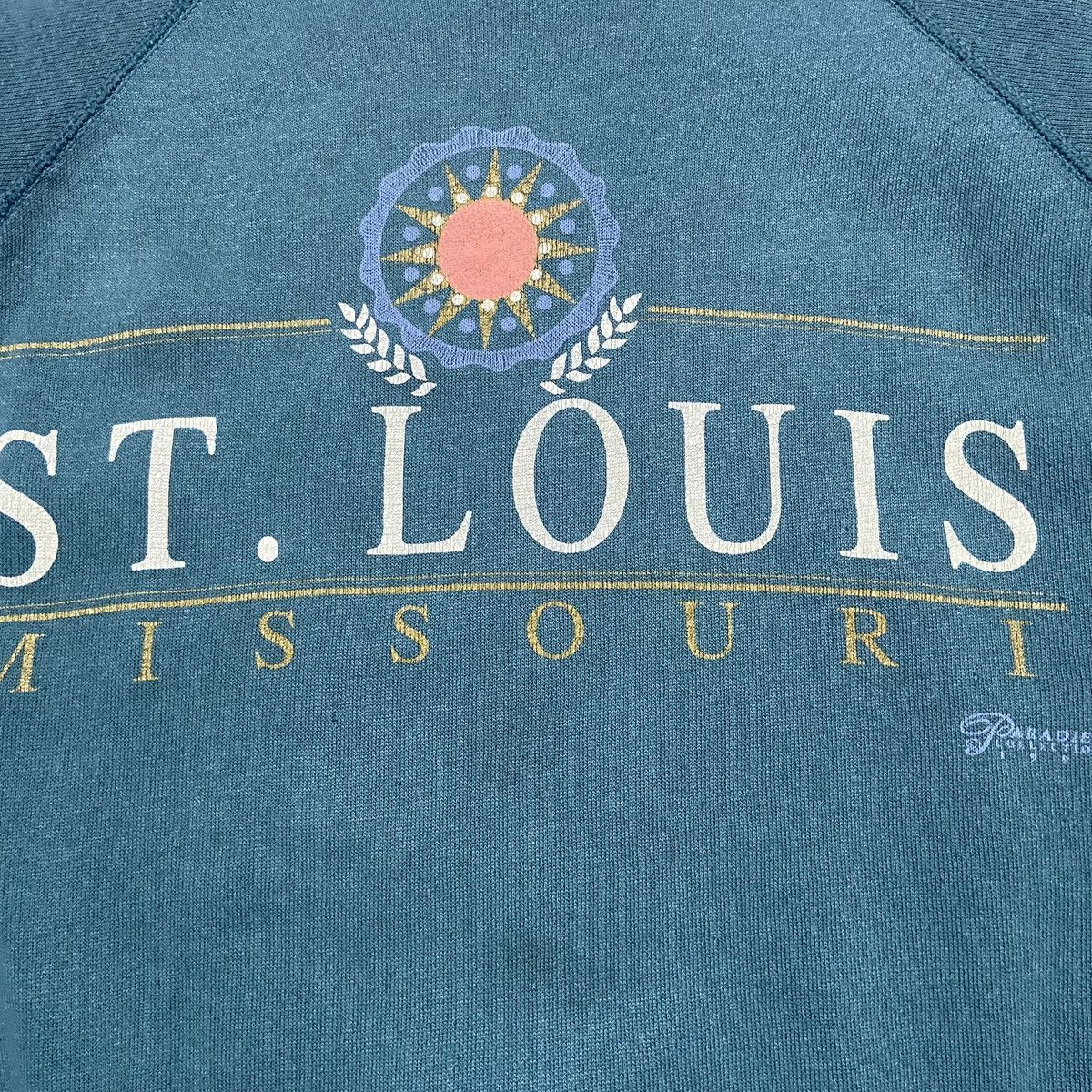 Tultex × Vintage Vintage St.Louis Missouri Crewneck Sweatshirt Size US L / EU 52-54 / 3 - 3 Thumbnail