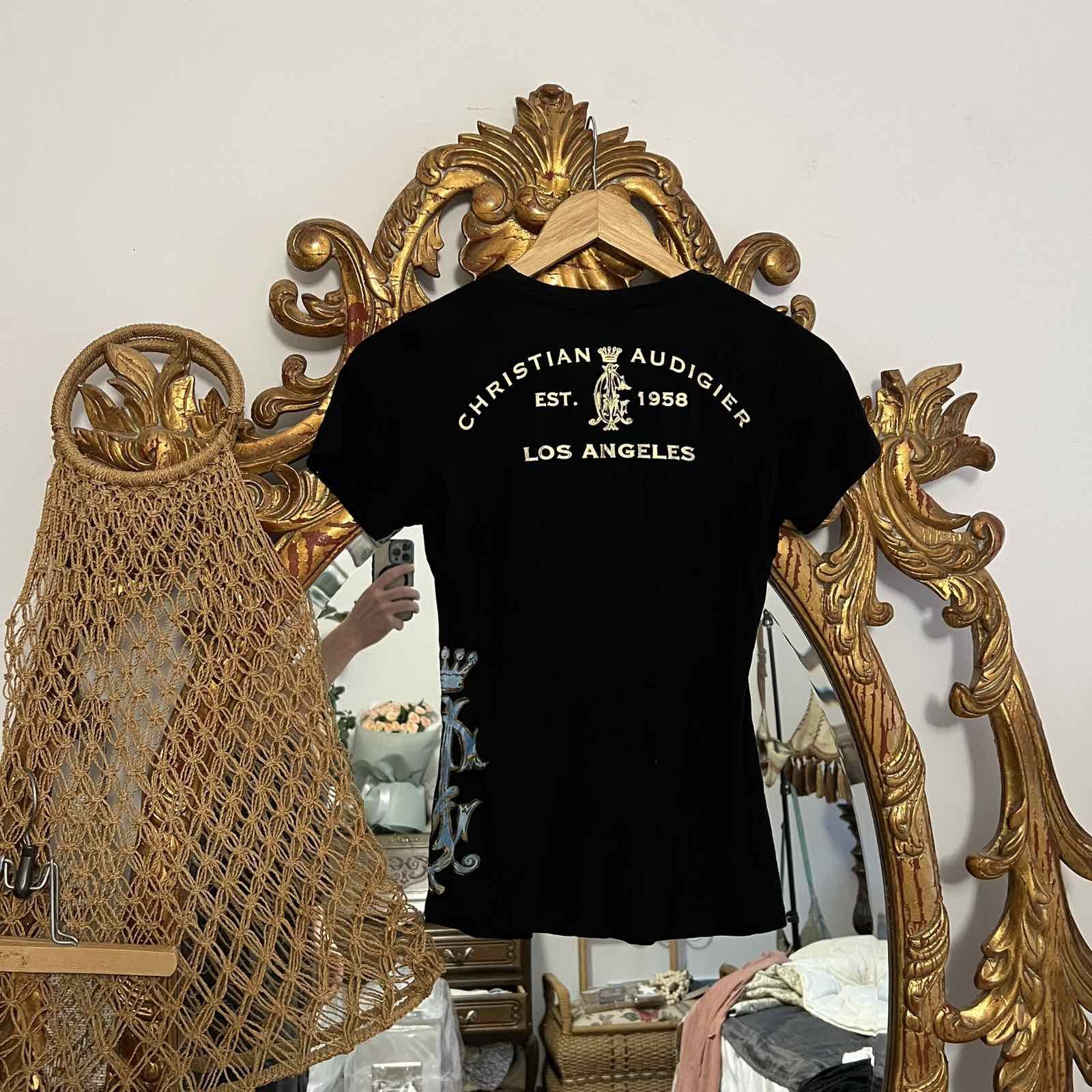 Christian Audigier × Ed Hardy × Vintage Ed Hardy by Christian Audigier tee womens Sz L Size L / US 10 / IT 46 - 2 Thumbnail