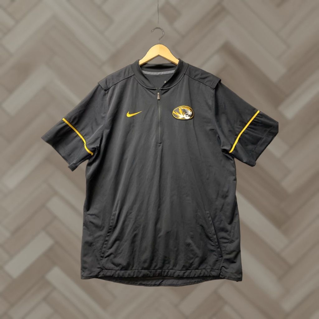 Nike Nike Dri-Fit Jersey Mens XL Black Missouri Tigers Pullover Shirt Size US XL / EU 56 / 4 - 1 Thumbnail
