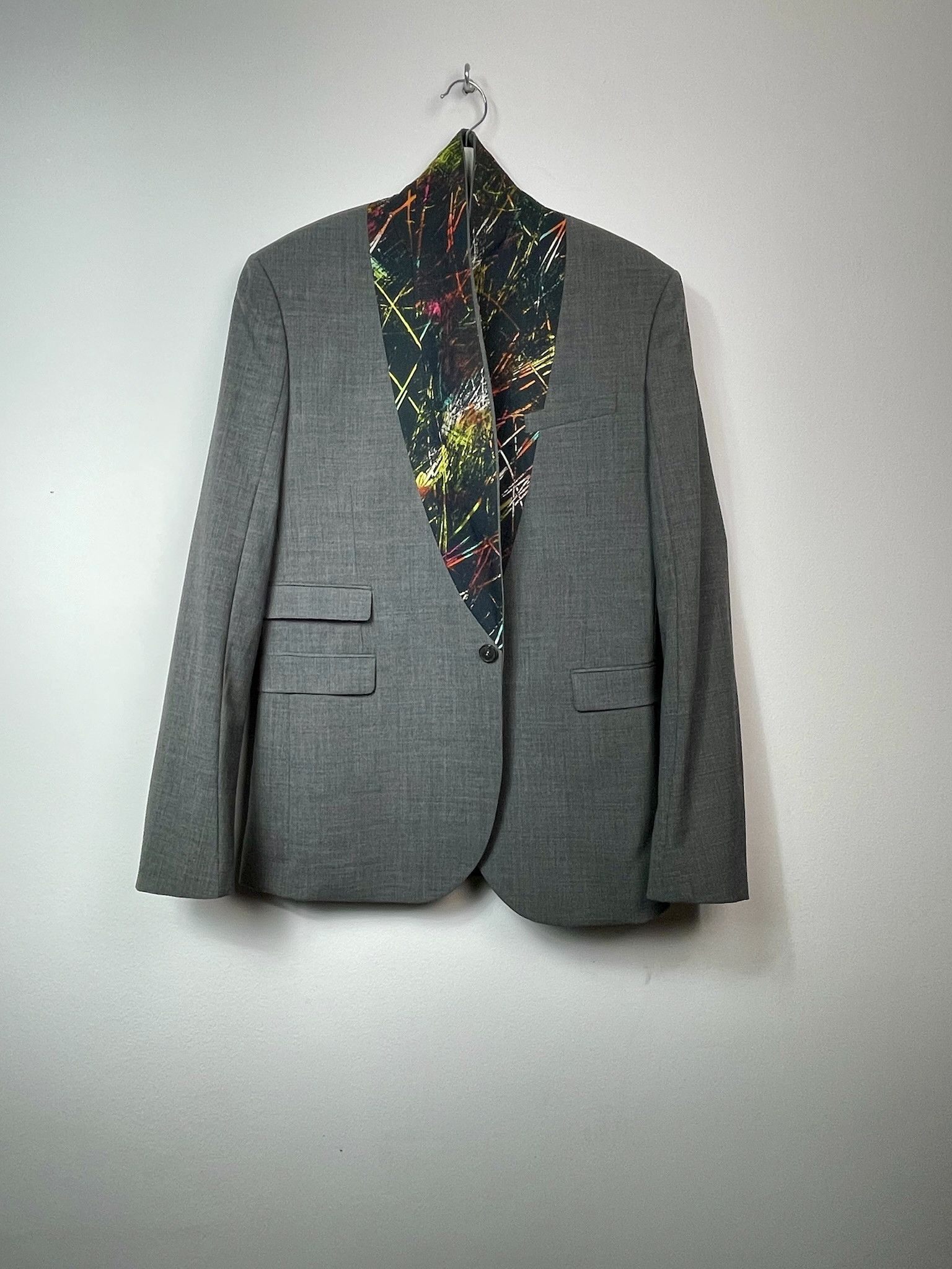 Alexander McQueen printed lapel blazer Size US M / EU 48-50 / 2 - 2 Thumbnail