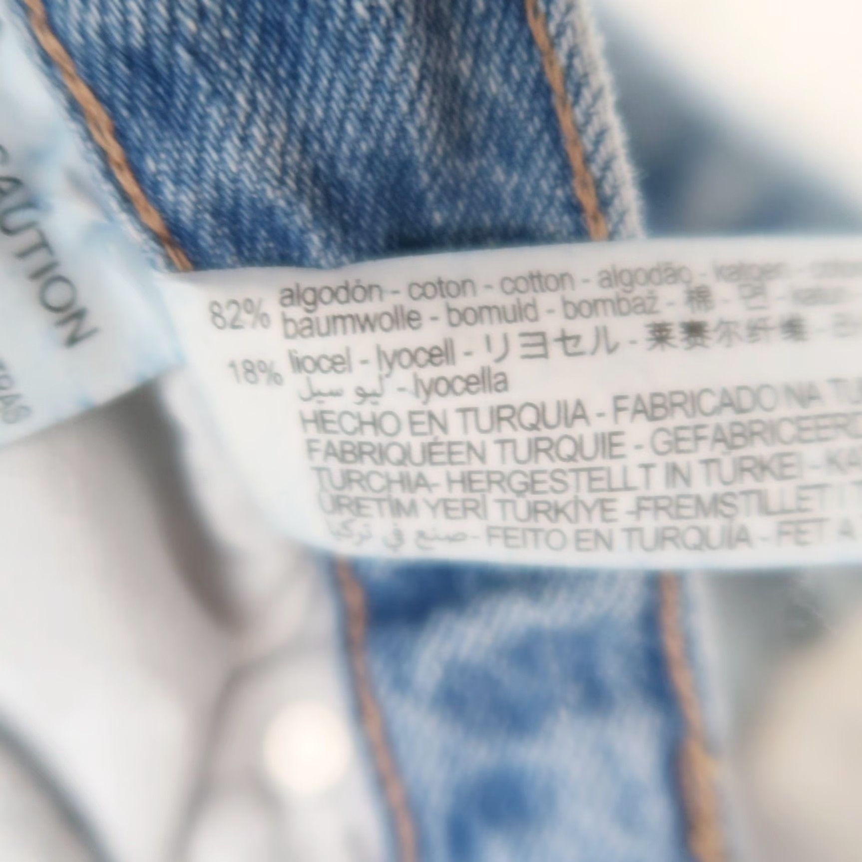 Zara Zara Light Wash Blue Denim Wide Leg Jeans Rhinestone Gems Size 8 Size 30" / US 8 / IT 44 - 5 Thumbnail