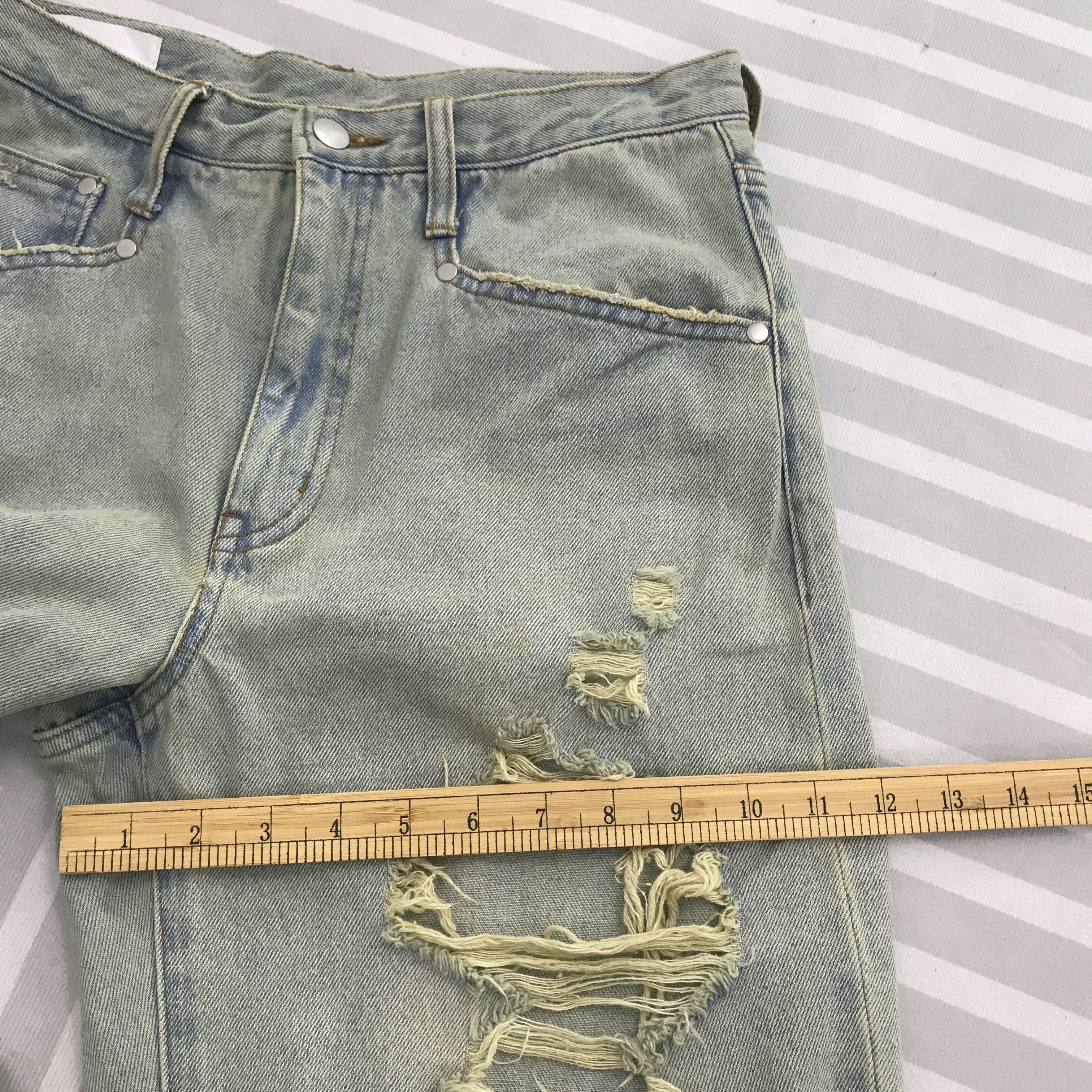 Japanese Brand × Vintage Vtg Rusty Denim Japanese brand Distressed Baggy jeans Size US 29 - 11 Thumbnail