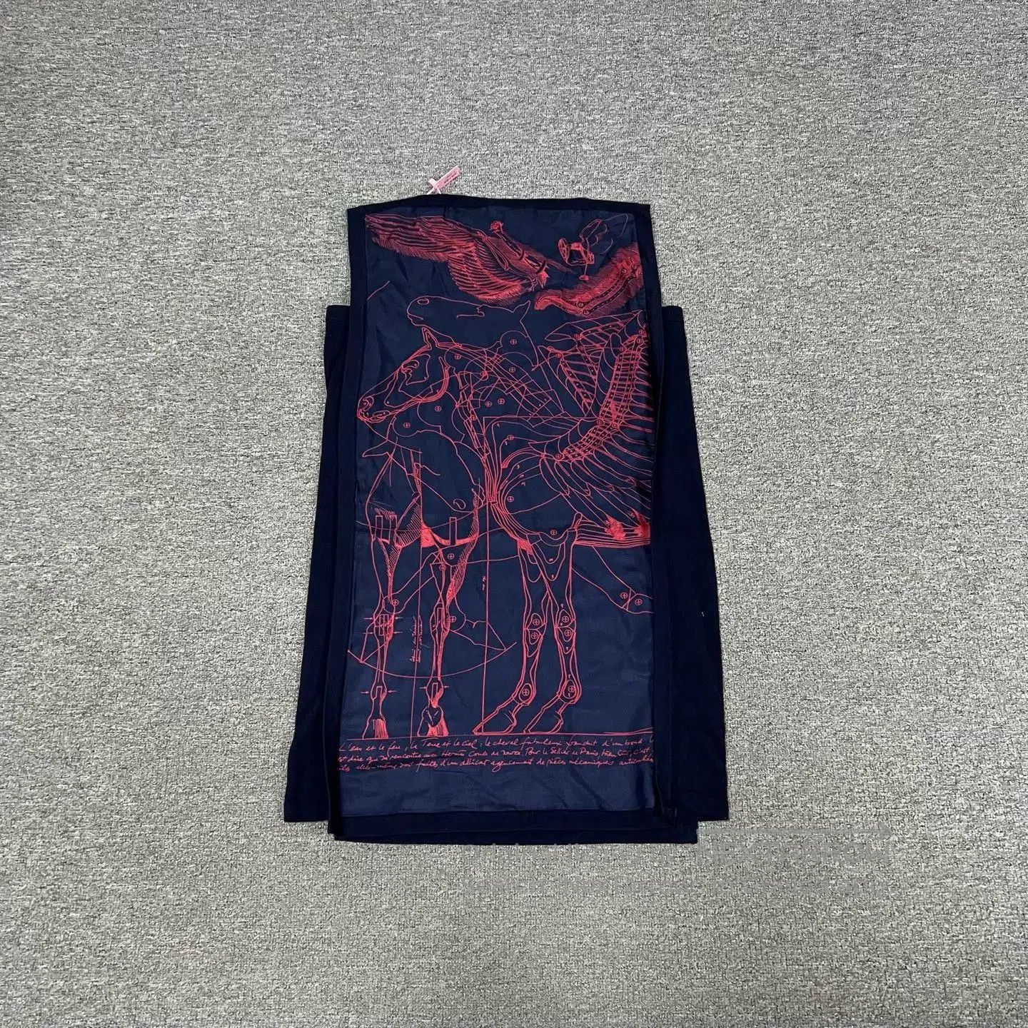 Hermes Hermes Mechanical Pegasus Silk Cashmere Sleeveless Dress. Size XS / US 0-2 / IT 36-38 - 2 Thumbnail