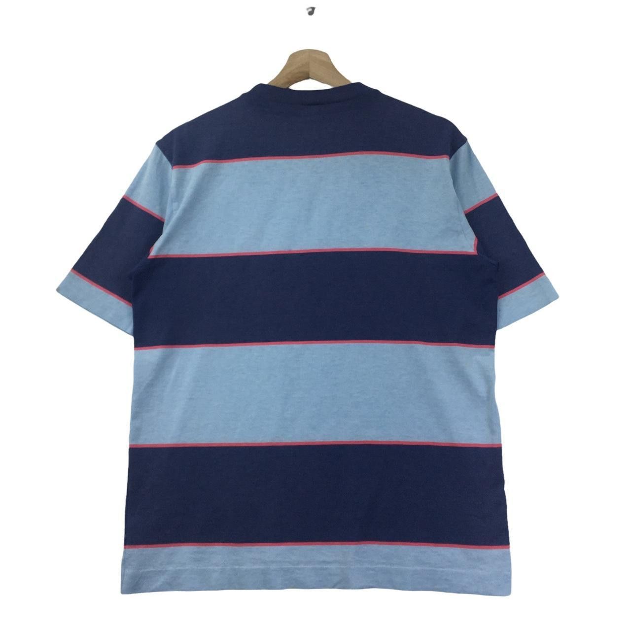 Hang Ten Vtg 80’ HANG TEN SURFING Hawaii Striped Blue Tee Shirt Size US L / EU 52-54 / 3 - 4 Thumbnail