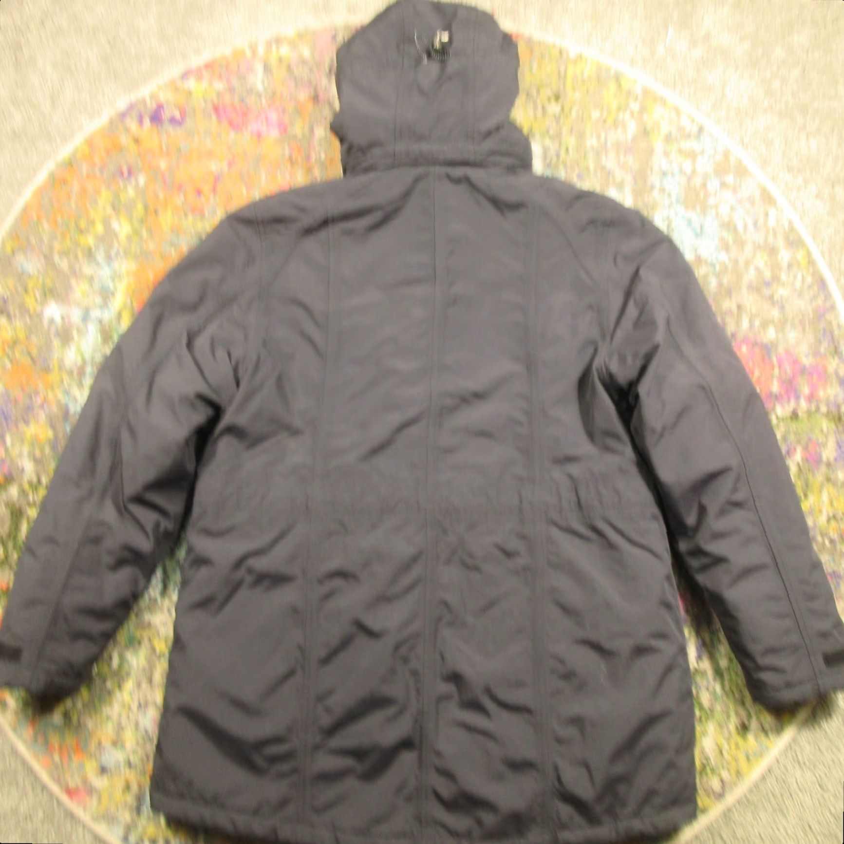 Lands' End VINTAGE Lands' End Squall Jacket Womens XL 18 Black Breathable Waterproof Removable Hood Size XXL / US 16-18 / IT 52-54 - 2 Thumbnail