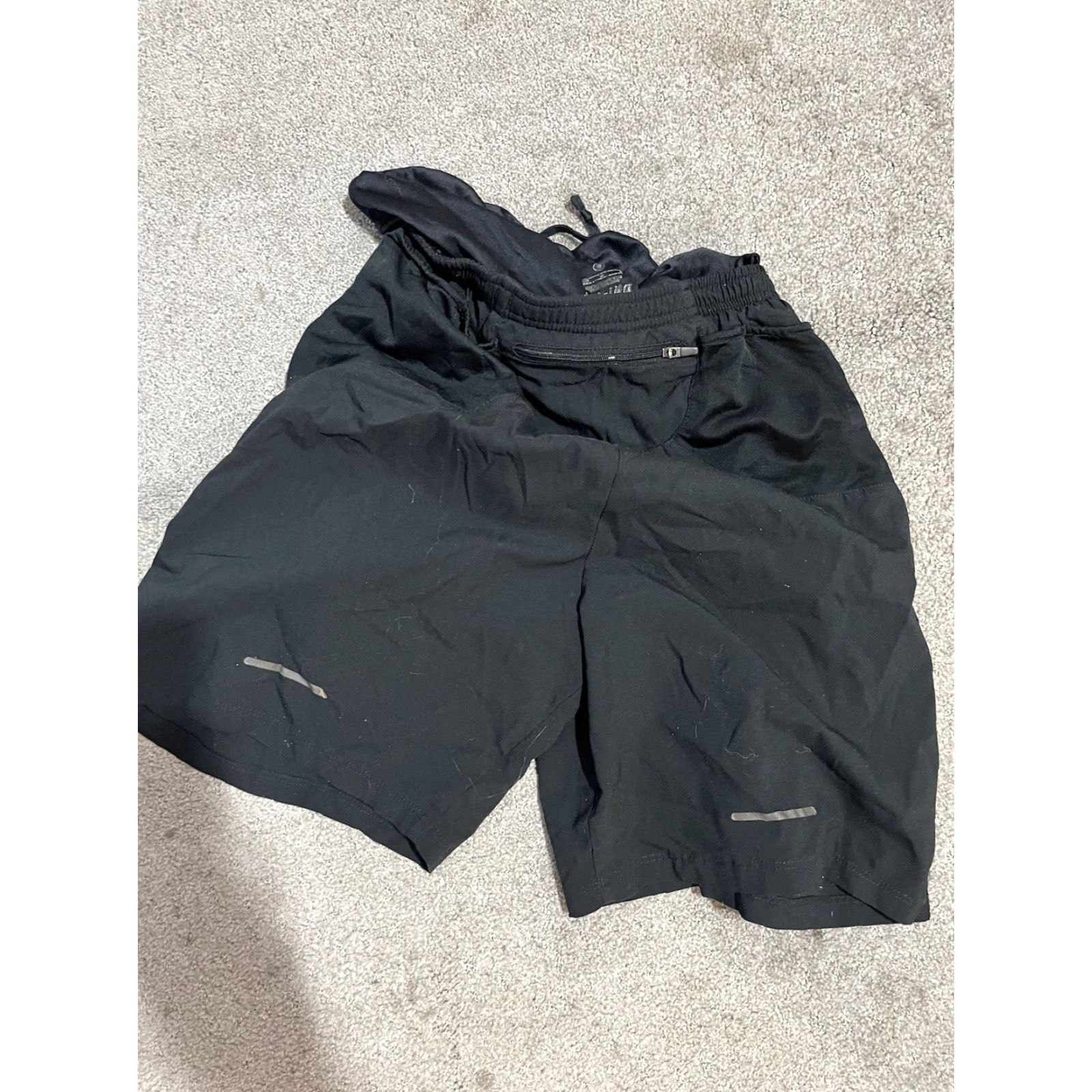 Nike Nike Shorts Mens Small Black Lined Casual Workout Gym 8" Inseam Fit Dry Regular S Black Nike Shorts Mens Small Lined Athletic 8 in Inseam Size US 29 - 2 Thumbnail