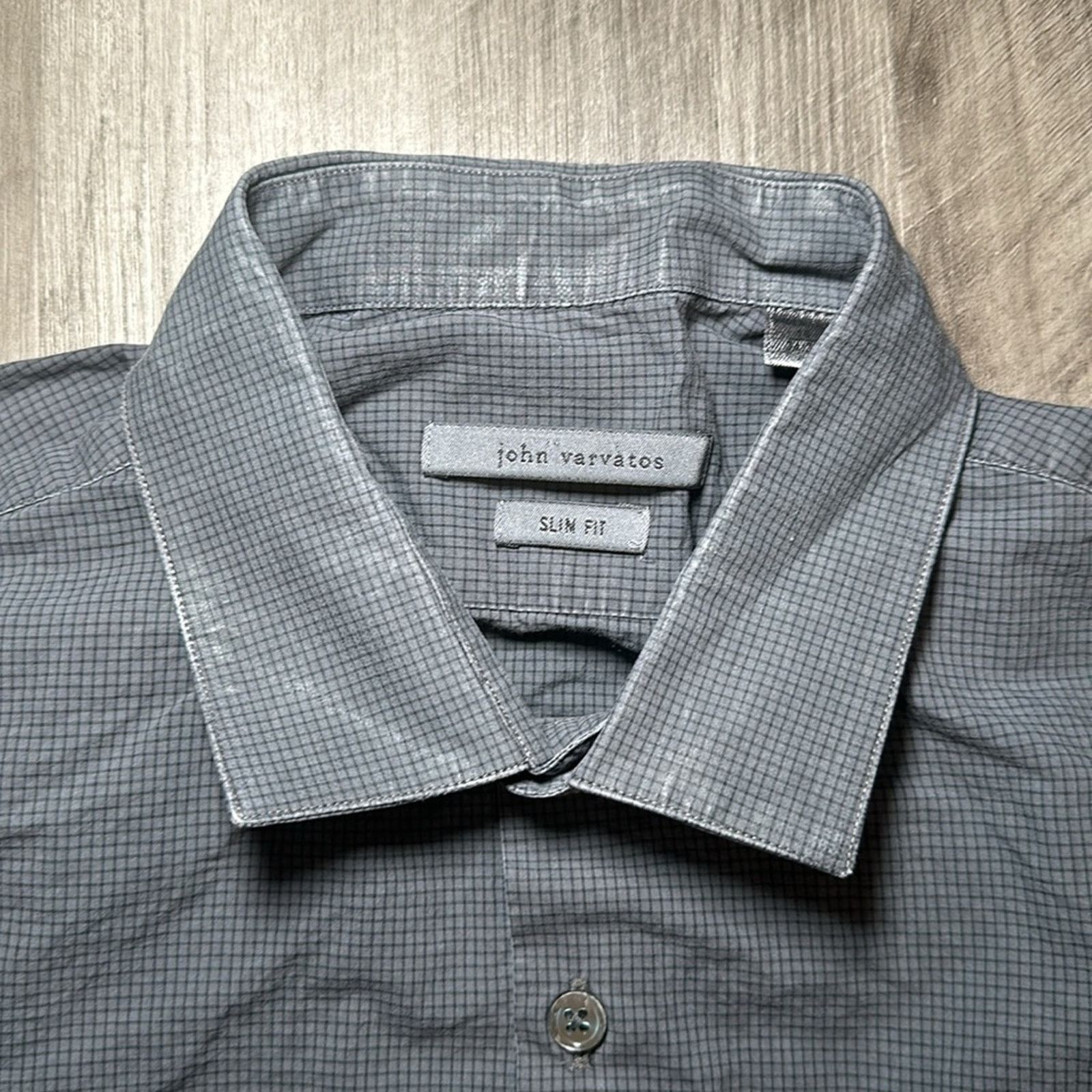 John Varvatos John Varvatos Slim Fit Long Sleeve - 16 34/35 (Large) Size US L / EU 52-54 / 3 - 6 Thumbnail