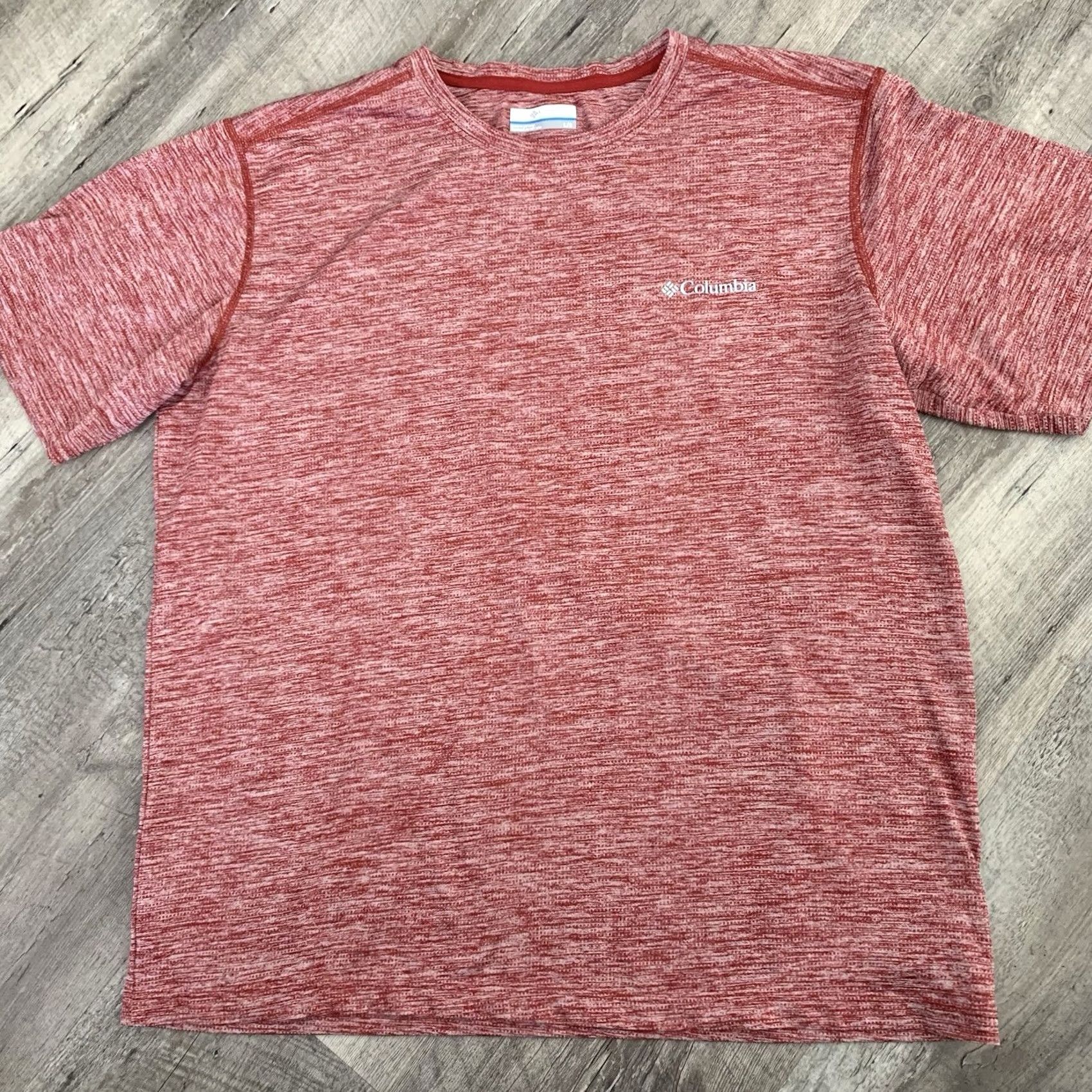 Vintage Columbia Red Heather T-Shirt Mens Large Snake River Running Short Sleeve Crew Size US L / EU 52-54 / 3 - 6 Thumbnail