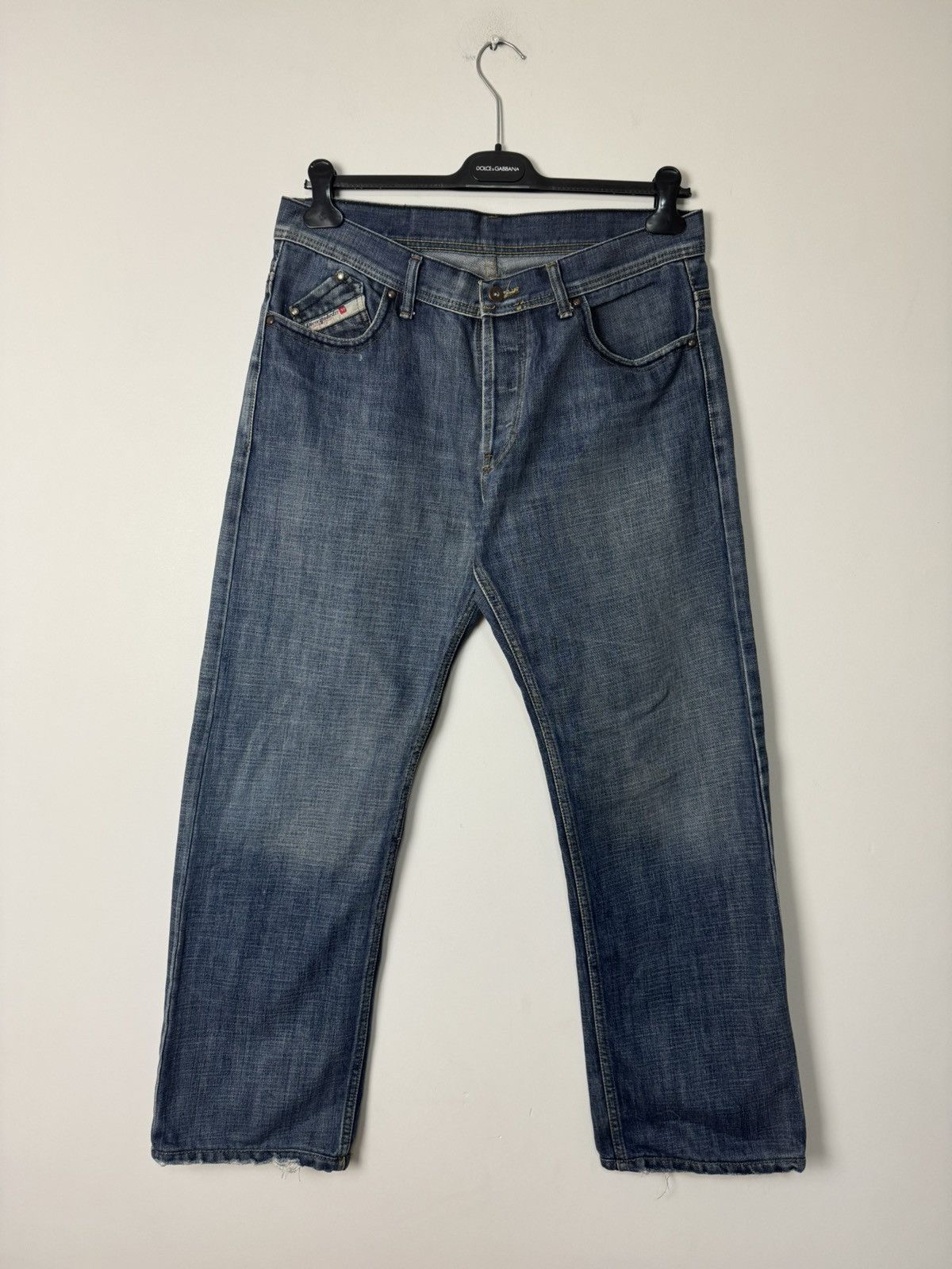 Diesel Diesel Vintage Straight Fit Denim Jeans Made in Italy Size US 34 / EU 50 - 3 Thumbnail