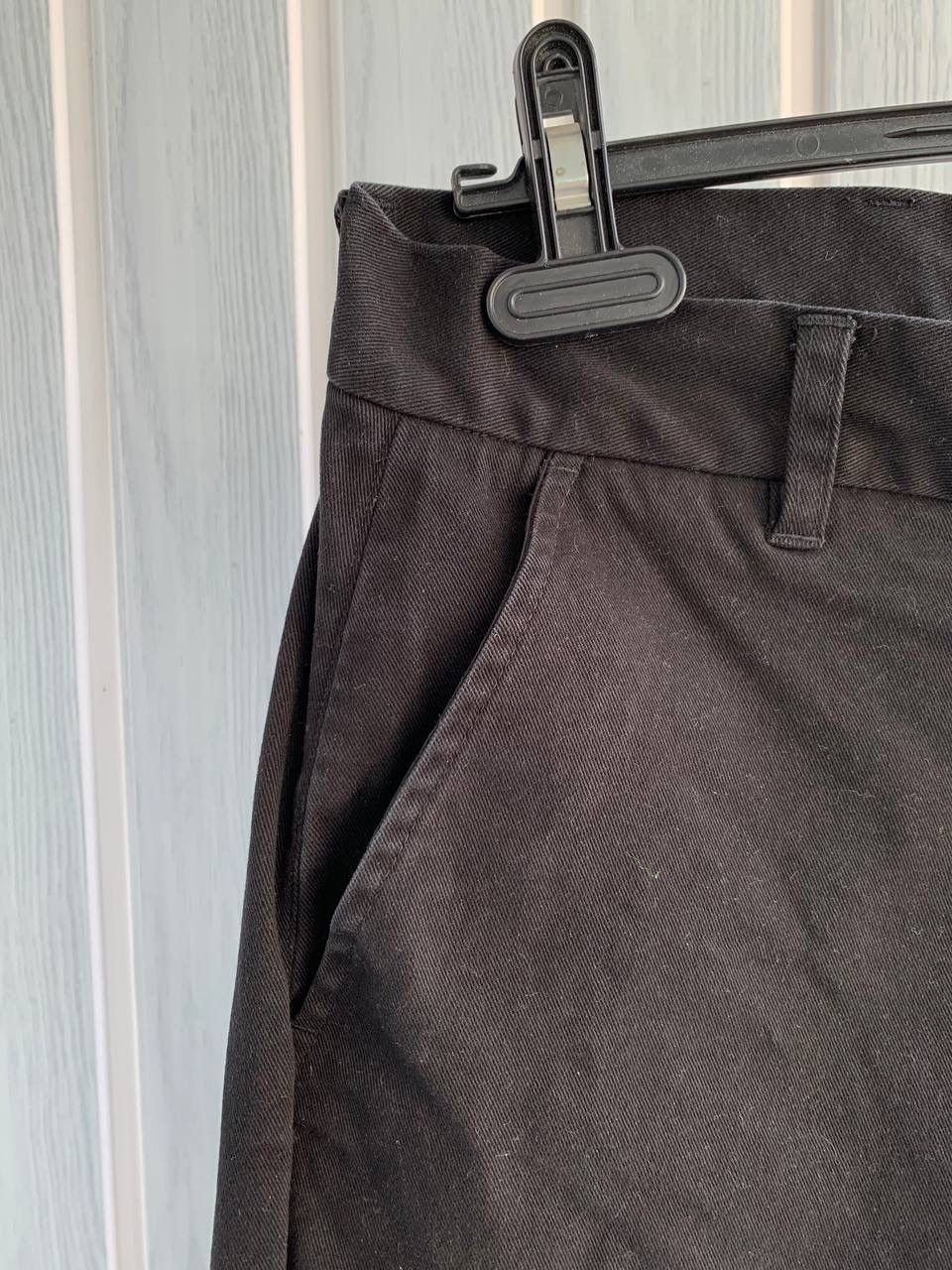 Percival × Vintage Percival Black Cotton &Elastane Pockets Button Trousers Size US 30 / EU 46 - 18 Thumbnail