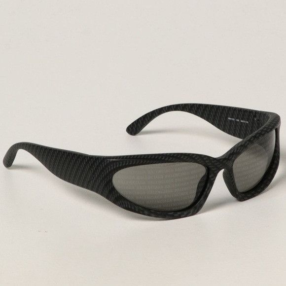 Balenciaga NEW BALENCIAGA BB0157S - 003 Wraparound-Frame Sunglasses ...