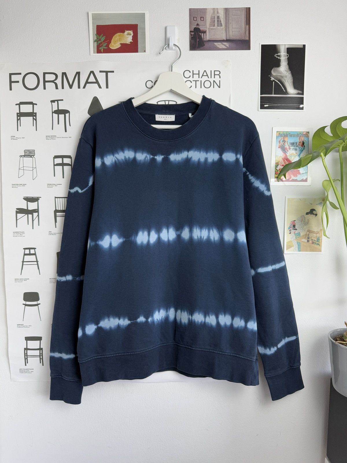 Designer × Sandro Sandro tie-dye baggy sweatshirt M designer luxury classy Size US M / EU 48-50 / 2 - 1 Thumbnail