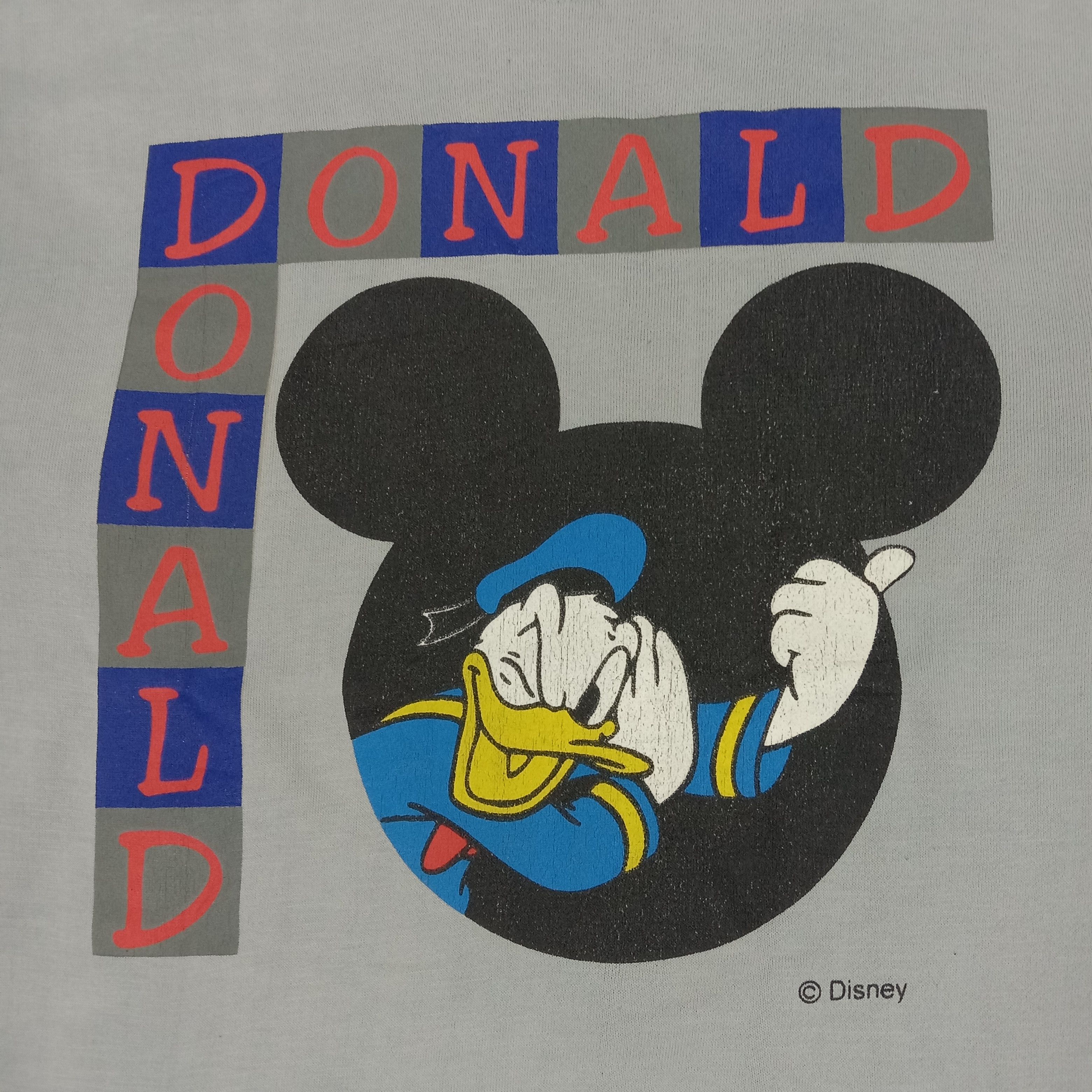 Disney × Mickey Mouse × Vintage Donald Duck Cartoon Character Vintage Streetwear Sweatshirt Size US L / EU 52-54 / 3 - 2 Thumbnail