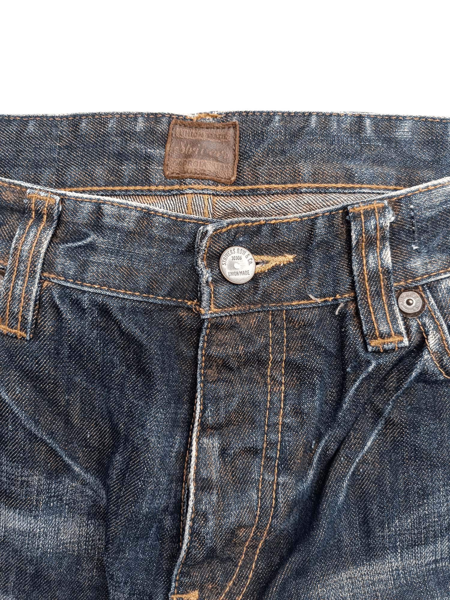 Tornado Mart STRIVERS & CO UNION MADE TIE DYE DISTRESSED WHISKERS FADED Size US 30 / EU 46 - 12 Thumbnail