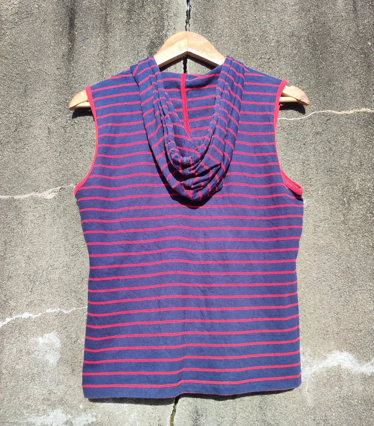 Polo Ralph Lauren Vintage Polo Jeans Co. Sleeveless Hoodie (Y2K Era) Size US M / EU 48-50 / 2 - 8 Thumbnail