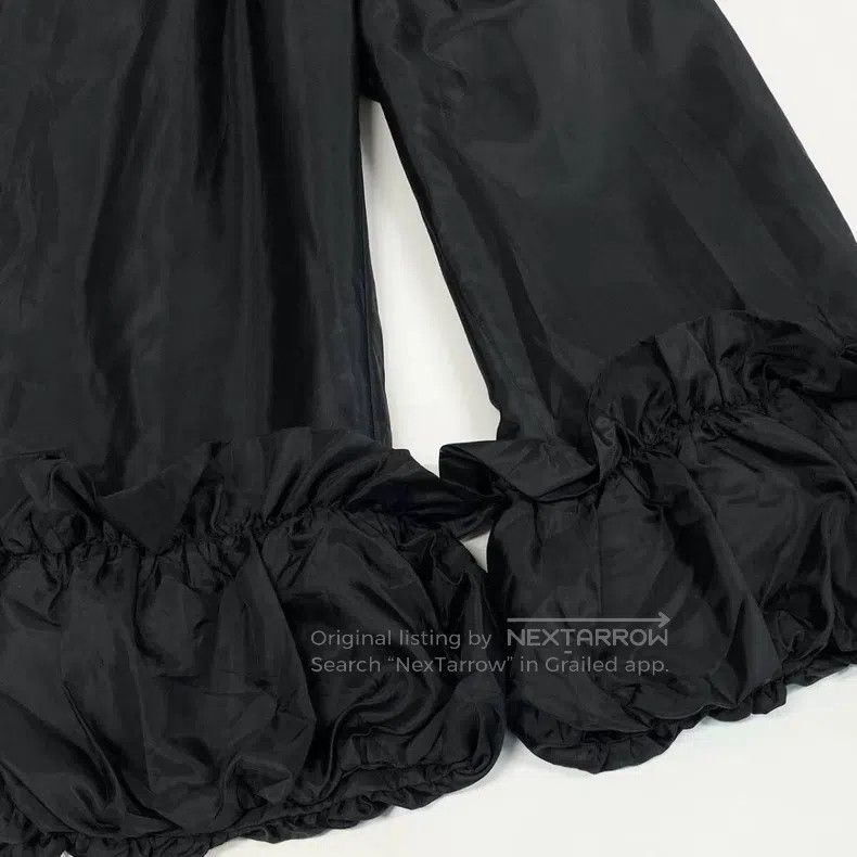 Comme des Garcons Comme des Garcons size XS Black vintage floral trousers Size 22" - 6 Thumbnail