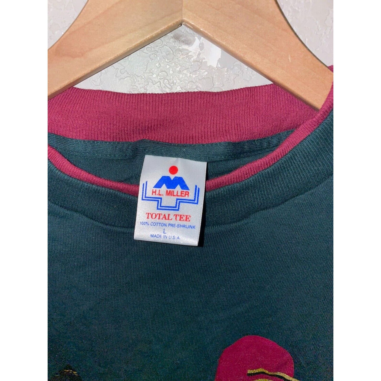 Vintage Vintage Lake Placid Shirt Mountain Tree Tee 1990s VTG 90s L Size US L / EU 52-54 / 3 - 8 Thumbnail