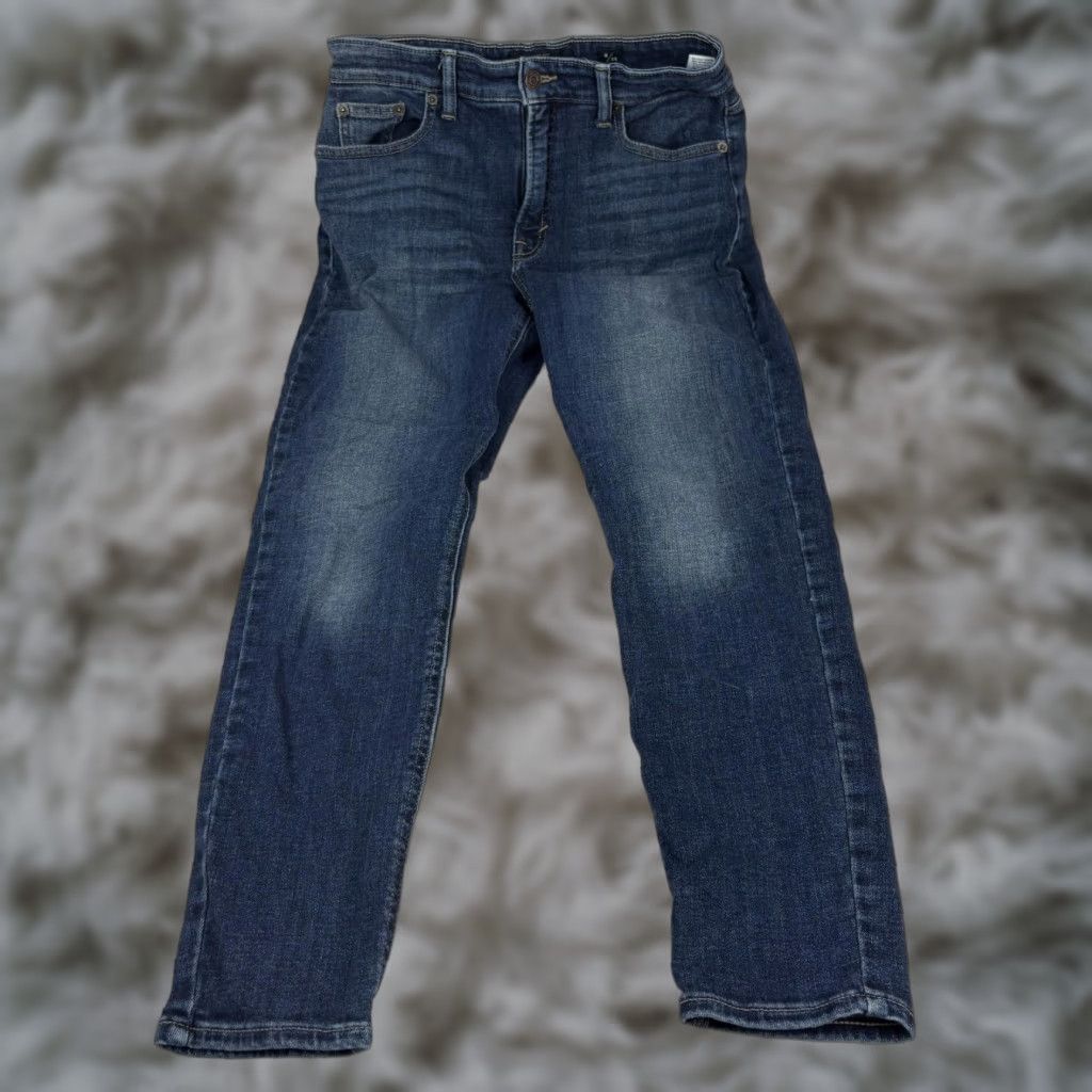 Lucky Brand Lucky Brand Jeans Womens 8 29 Ankle Bridgette Skinny Stretch Denim Blue Mid Rise Slim Pockets Zip Fly Size 30" / US 8 / IT 44 - 1 Thumbnail