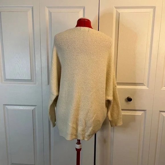Lulus Emerson Cream Dolman Sleeve Sweater by Lulus size L Size L / US 10 / IT 46 - 2 Thumbnail