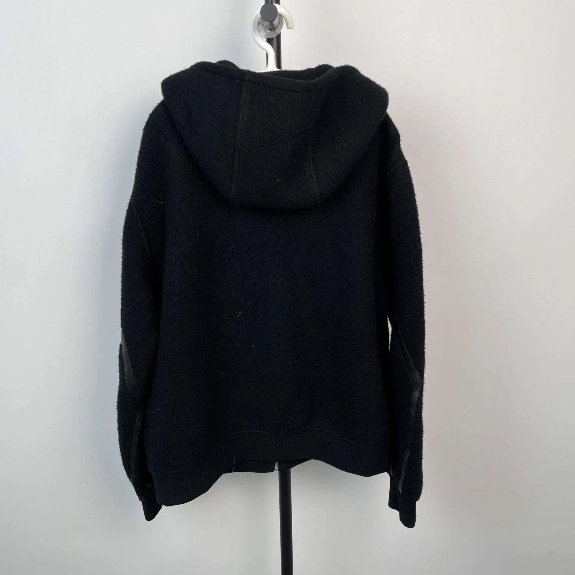 Hermes Hermès Wool Coat XL Black Size US XL / EU 56 / 4 - 2 Thumbnail