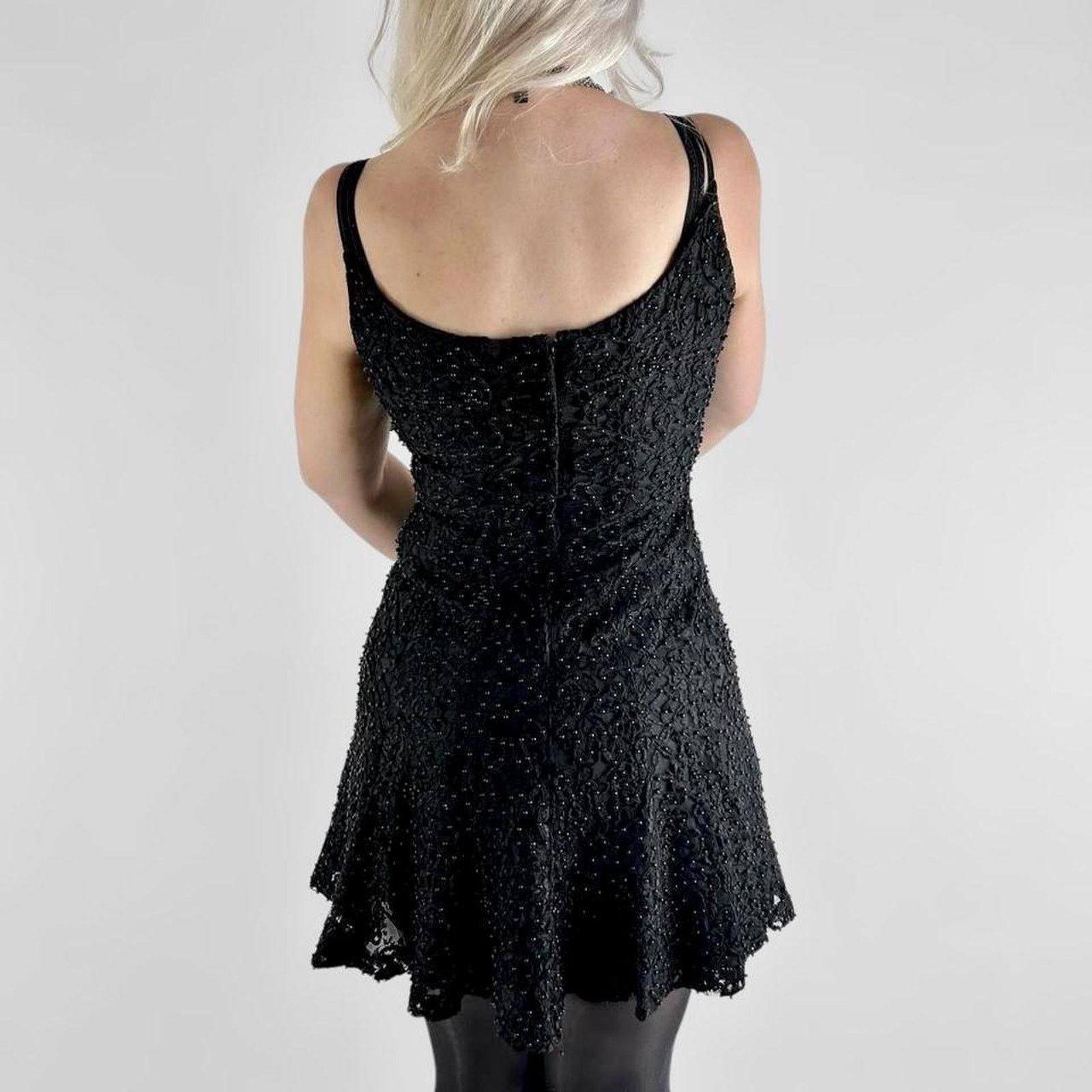 Other vintage 90s beaded formal mini dress Size S / US 4 / IT 40 - 3 Thumbnail