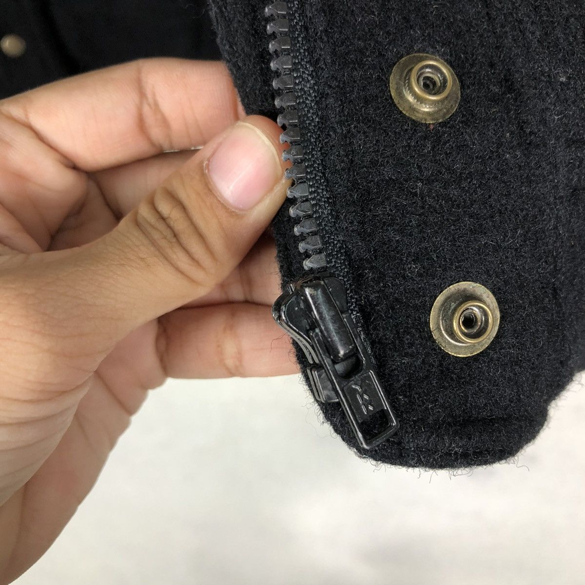 Japanese Brand 📌VINTAGE BOMBER JACKET WOOL RIOT RIOT DESIGN ISSEY MIYAKE Size US M / EU 48-50 / 2 - 17 Thumbnail