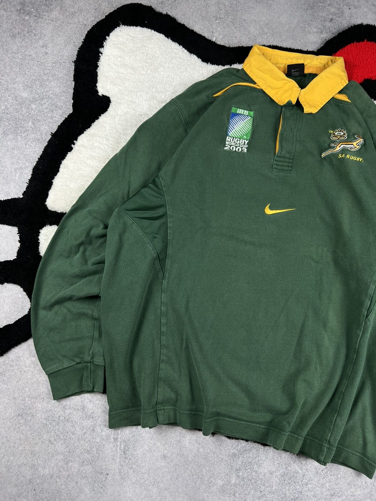 Nike Vintage Nike 2003 South Africa Rugby World Cup Long Sleeve Size US XXL / EU 58 / 5 - 2 Thumbnail