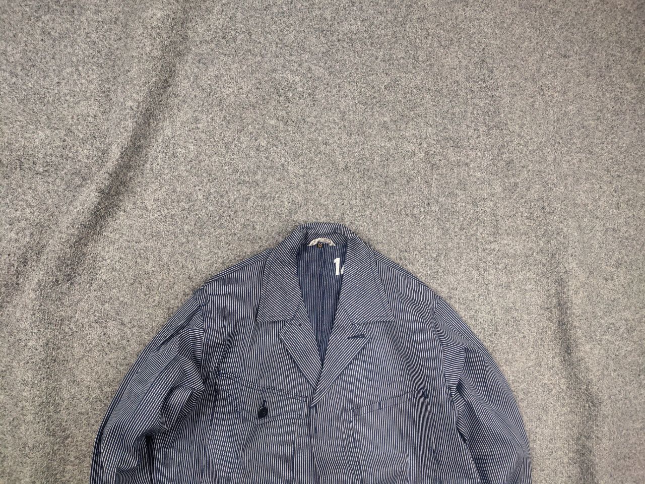 Vintage Marsum Vintage Hickory Stripe French Chore Works Jacket Size US L / EU 52-54 / 3 - 1 Thumbnail