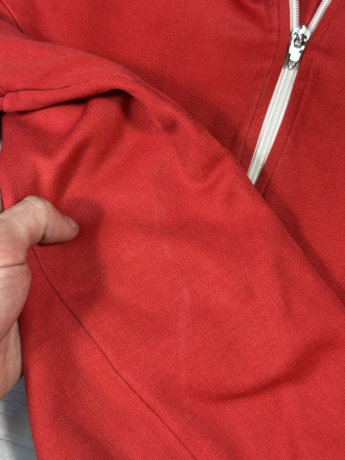 Adidas Adidas Vintage Made In Korea Track Jacket 80’s Red Size 6 Size US M / EU 48-50 / 2 - 9 Thumbnail