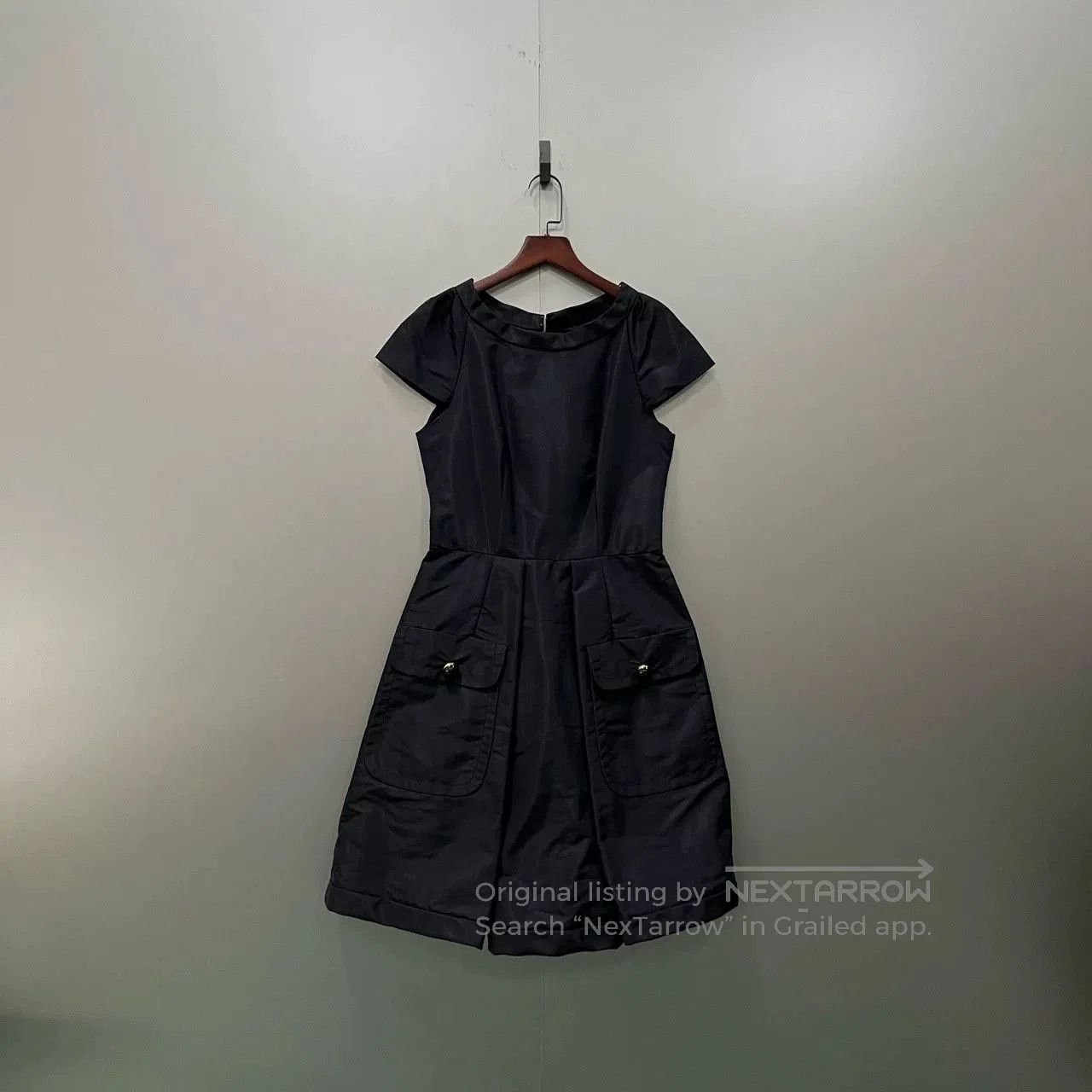 Prada Prada Black Pleated Dress. Size M / US 6-8 / IT 42-44 - 1 Thumbnail