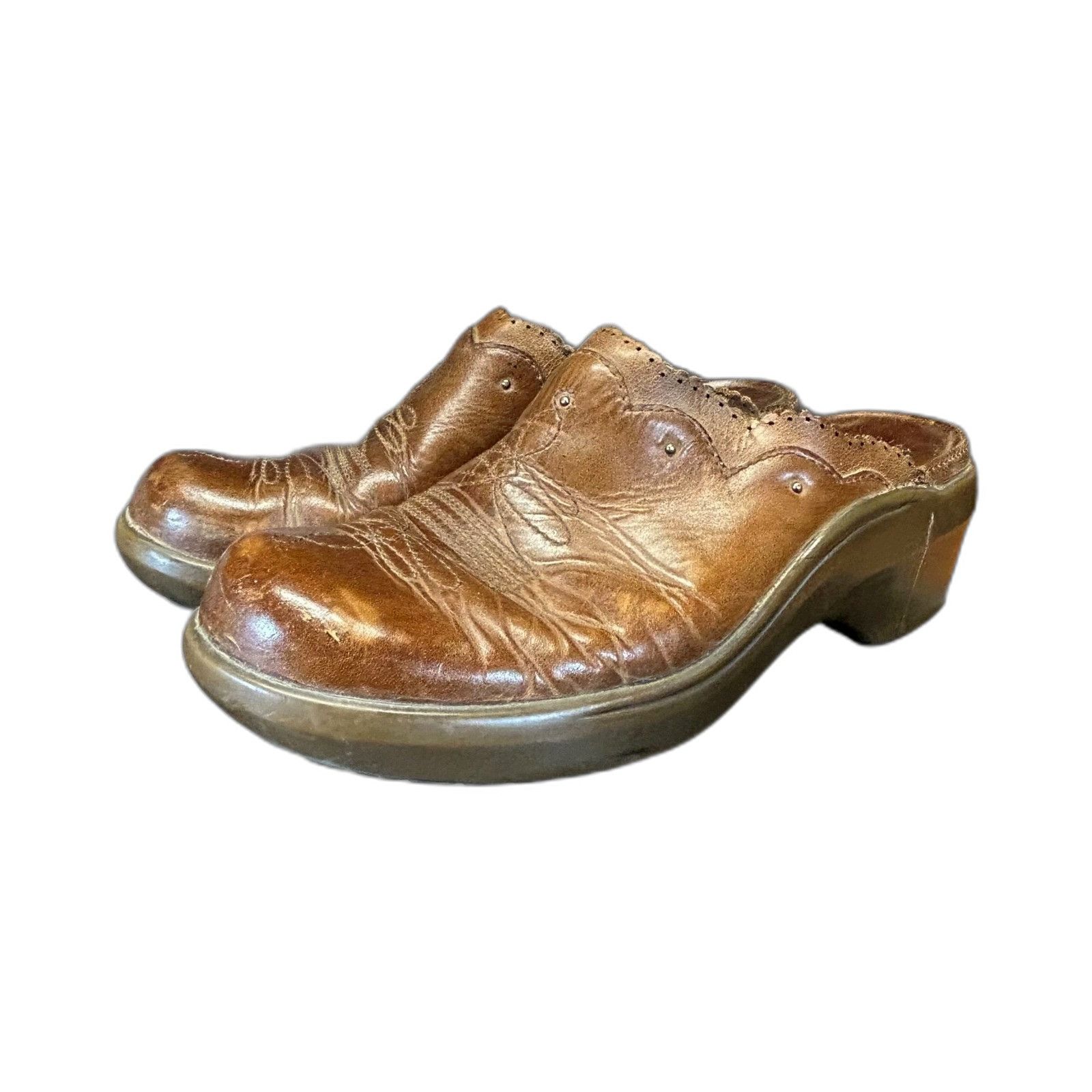 Ariat Ariat Womens Western Clog Shoes Size 7.5B Burgundy Leather S Size US 7.5 / EU 40-41 - 5 Thumbnail