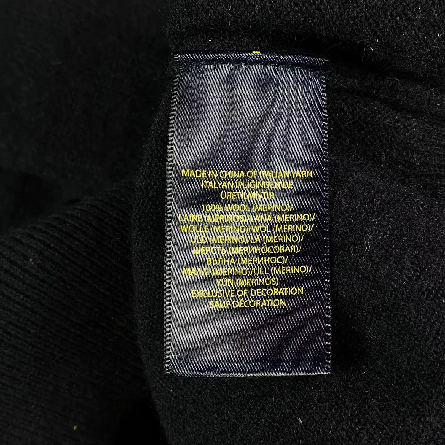 Polo Ralph Lauren × Ralph Lauren Mens Sweater V-Neck Polo Ralph Lauren Size L Size US L / EU 52-54 / 3 - 5 Thumbnail