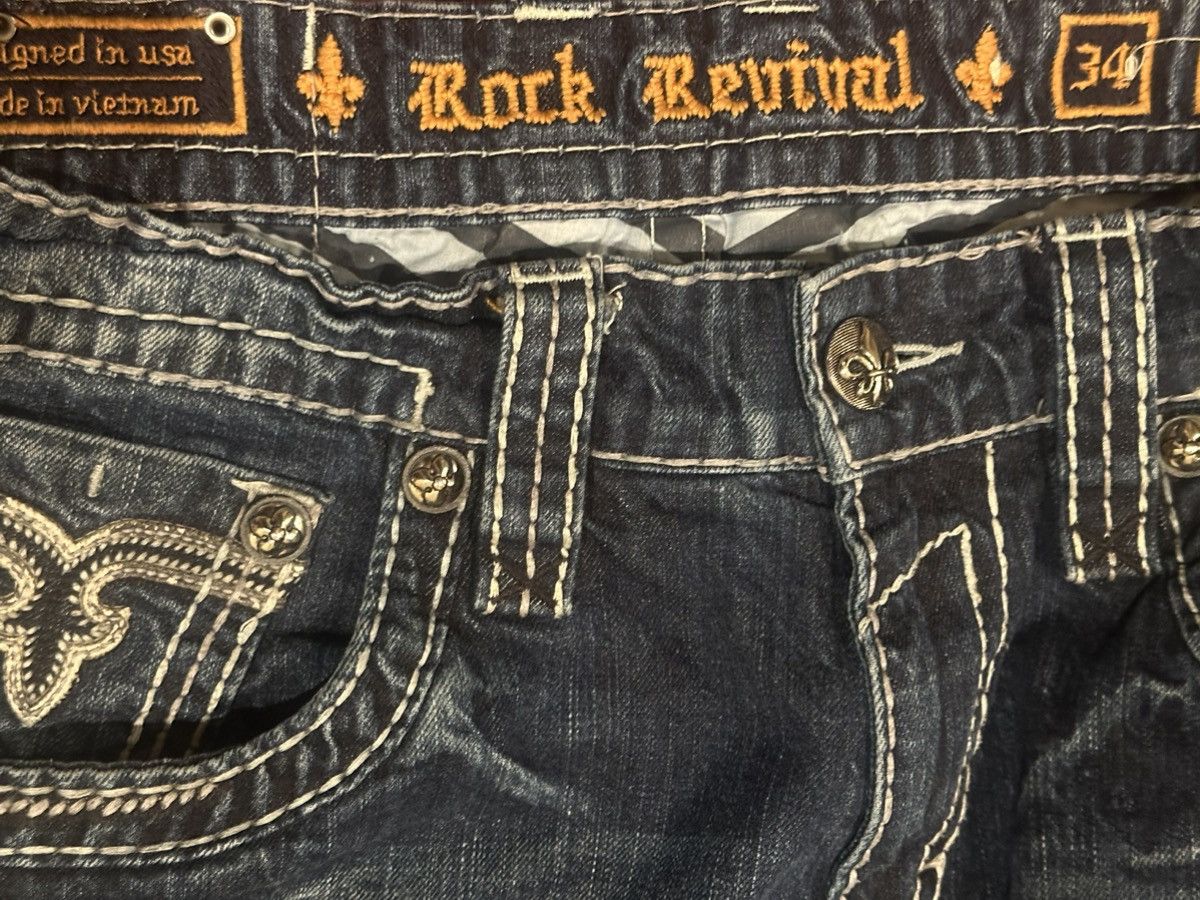 Rock Revival Rock Revival True Religion Style Loose Fit Jeans Size US 34 / EU 50 - 7 Thumbnail